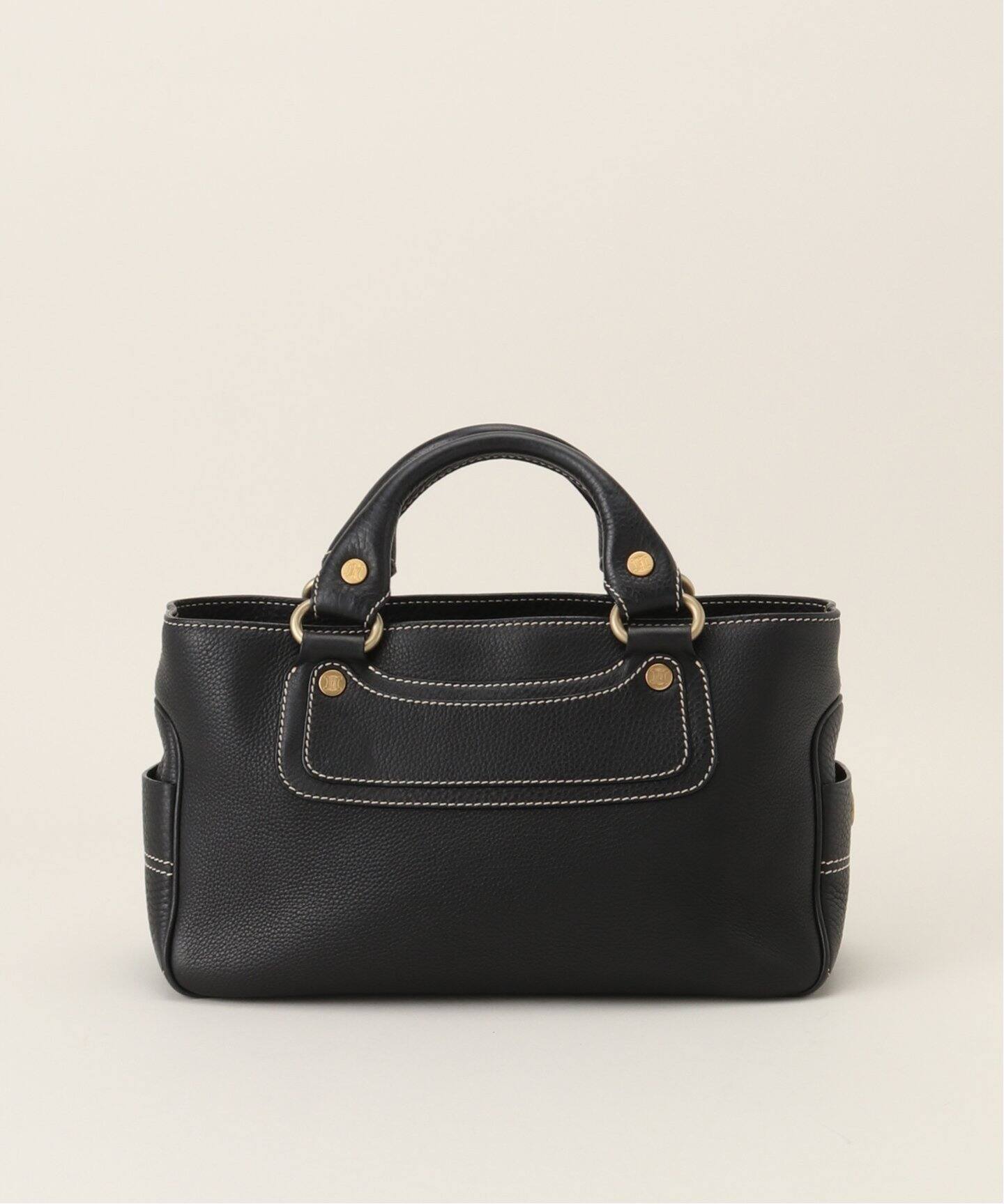 中古 セリーヌ(Celine) 本物 セリーヌ CELINE レザー ハンドバッグ 