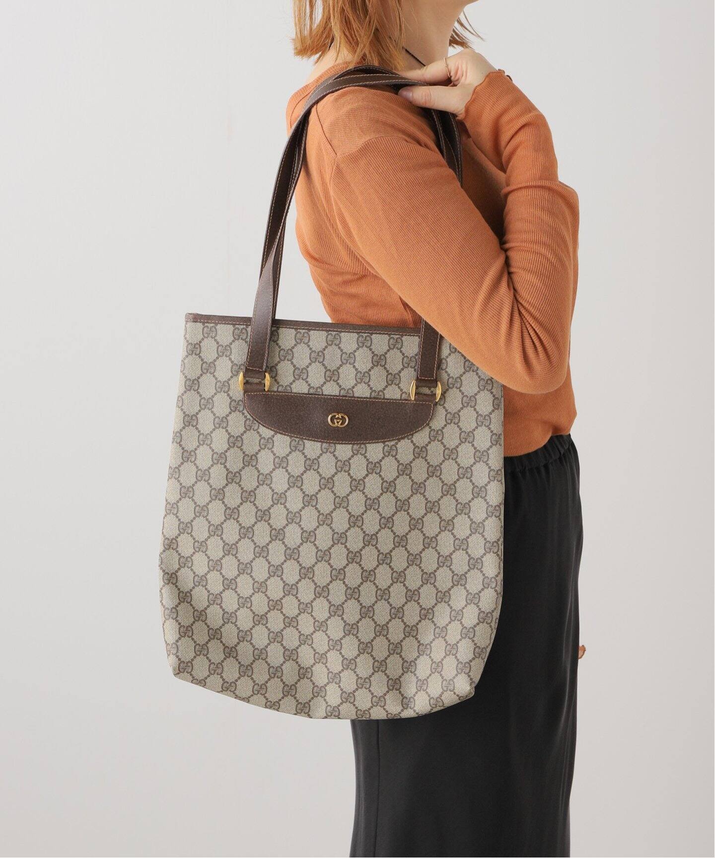 VINTAGE GUCCI/グッチ】GG トートバッグ（トートバッグ）｜DECOUVERTE 