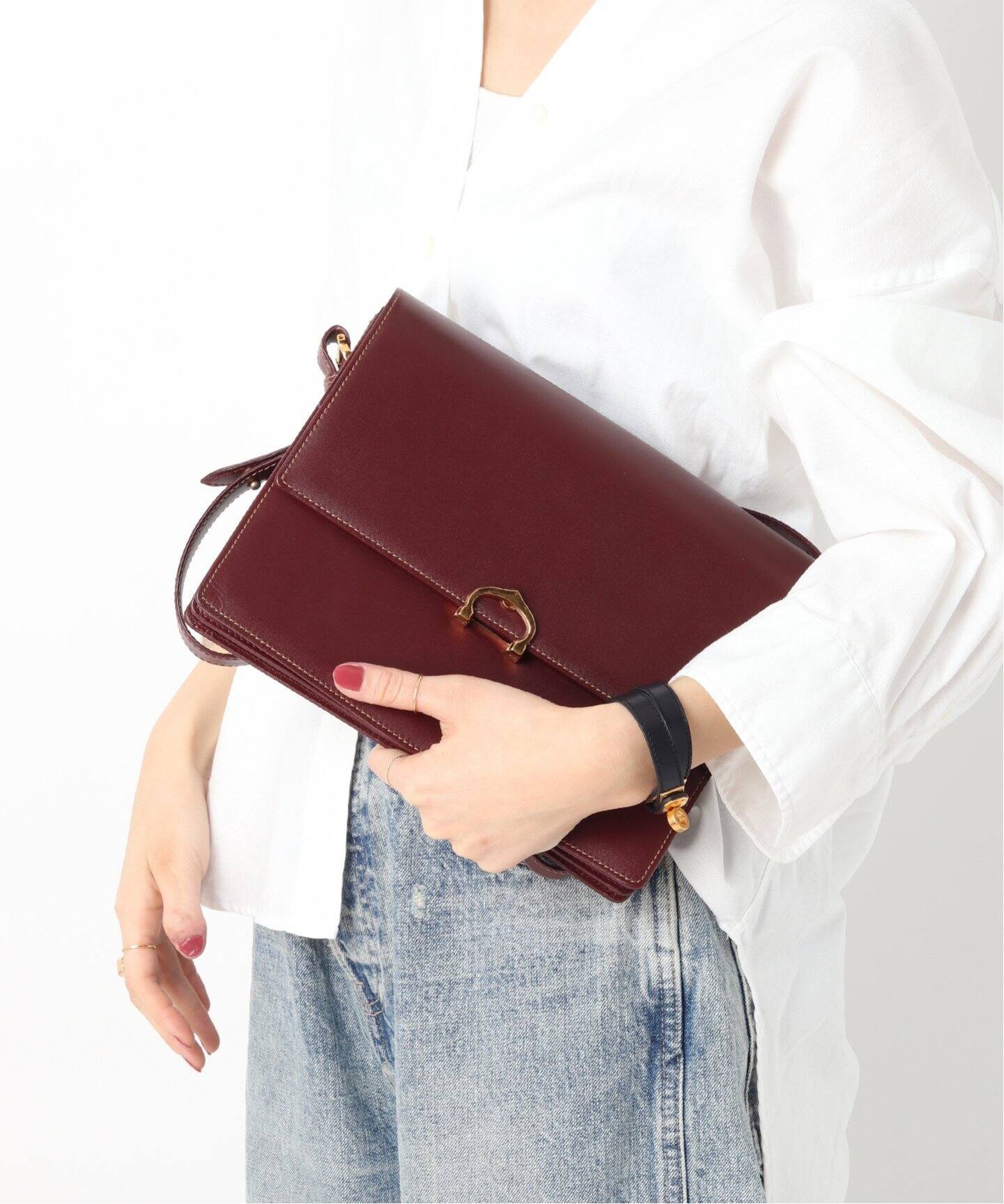 VINTAGE CARTIER/カルティエ】マストライン・ショルダーバッグ 