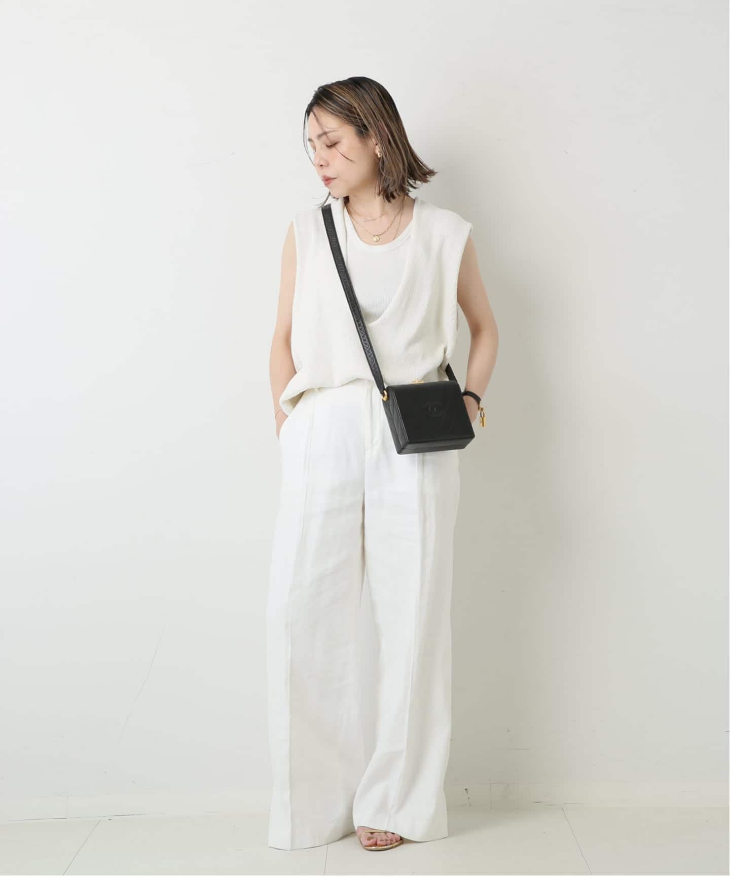 【ゆゆ】シャネル CHANEL 24番台 ショルダーバッグ VINTAGE CHANEL/シャネル】V stitch ショルダーバッグ 15（ショルダー
