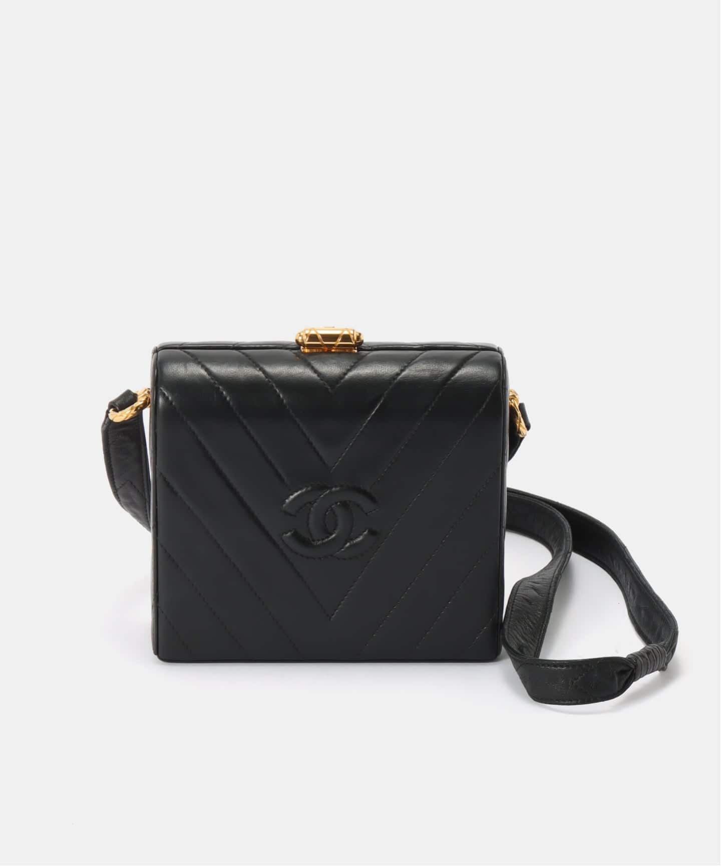 VINTAGE CHANEL/シャネル】V stitch ショルダーバッグ 15（ショルダー