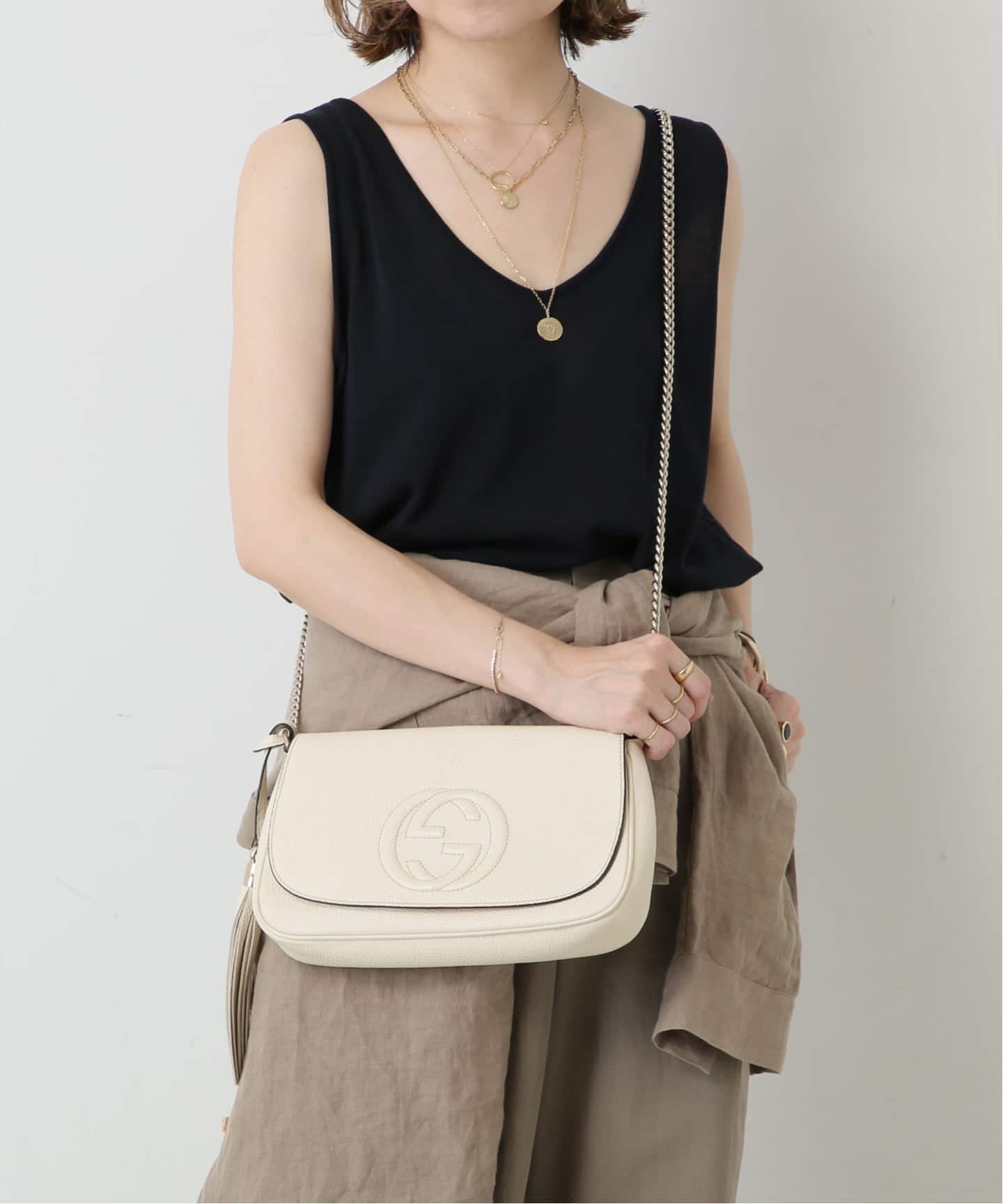 Gucci SOHO チェーンバッグ VINTAGE GUCCI/グッチ】Soho チェーンショルダーバッグ（ショルダー