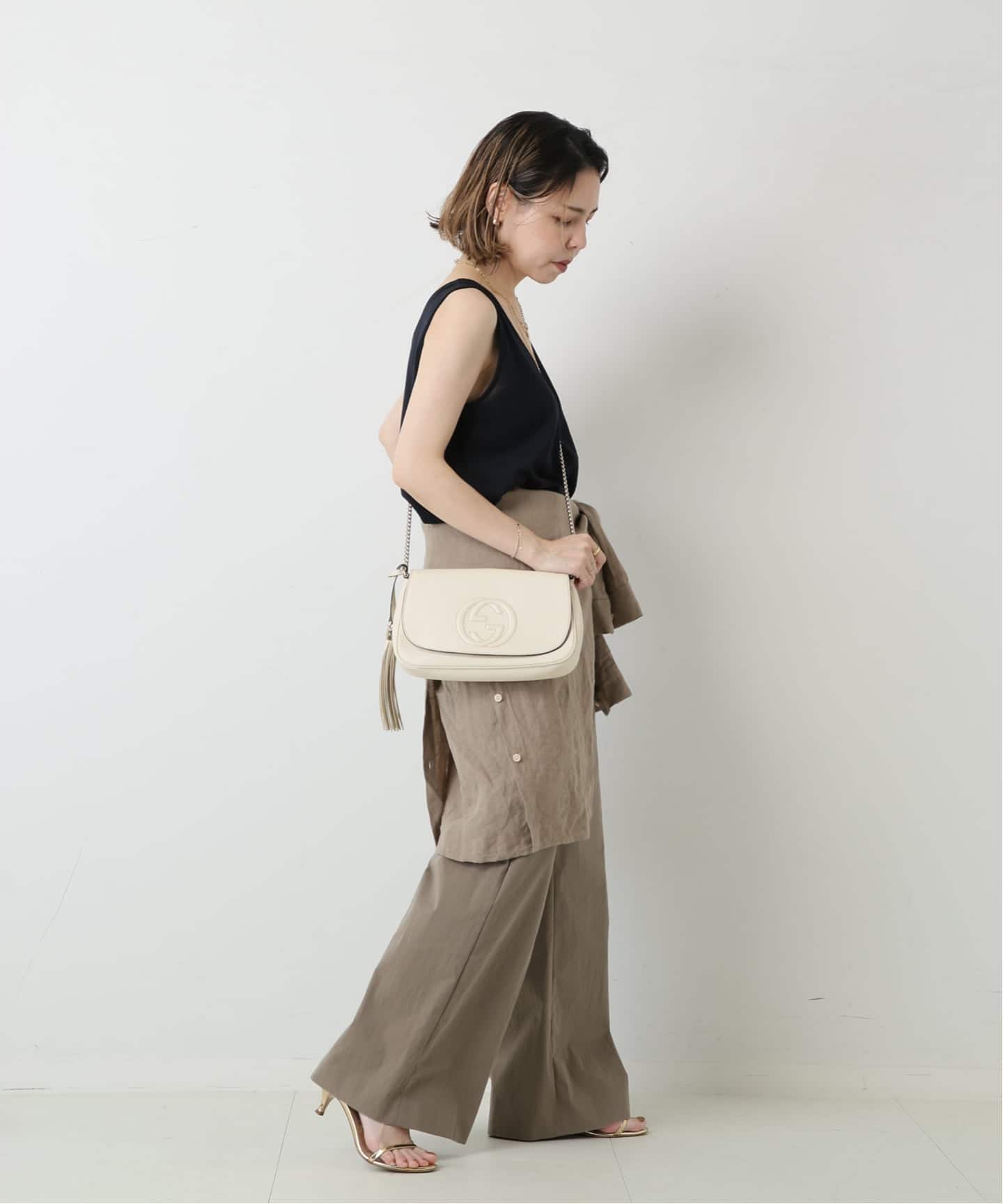 VINTAGE GUCCI/グッチ】Soho チェーンショルダーバッグ（ショルダー