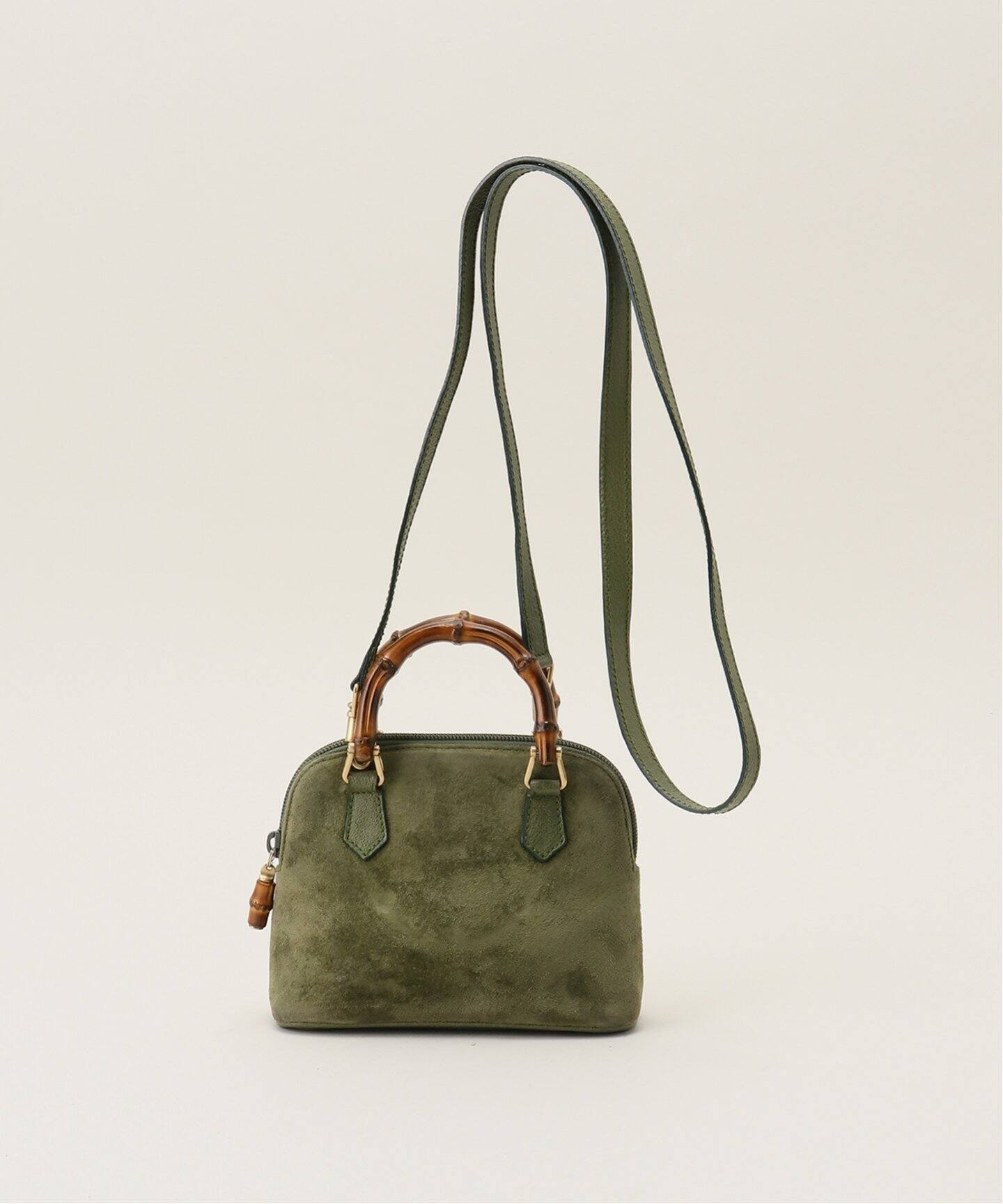 VINTAGE GUCCI/グッチ】Bamboo 2wayミニ2wayバッグ（ショルダーバッグ  