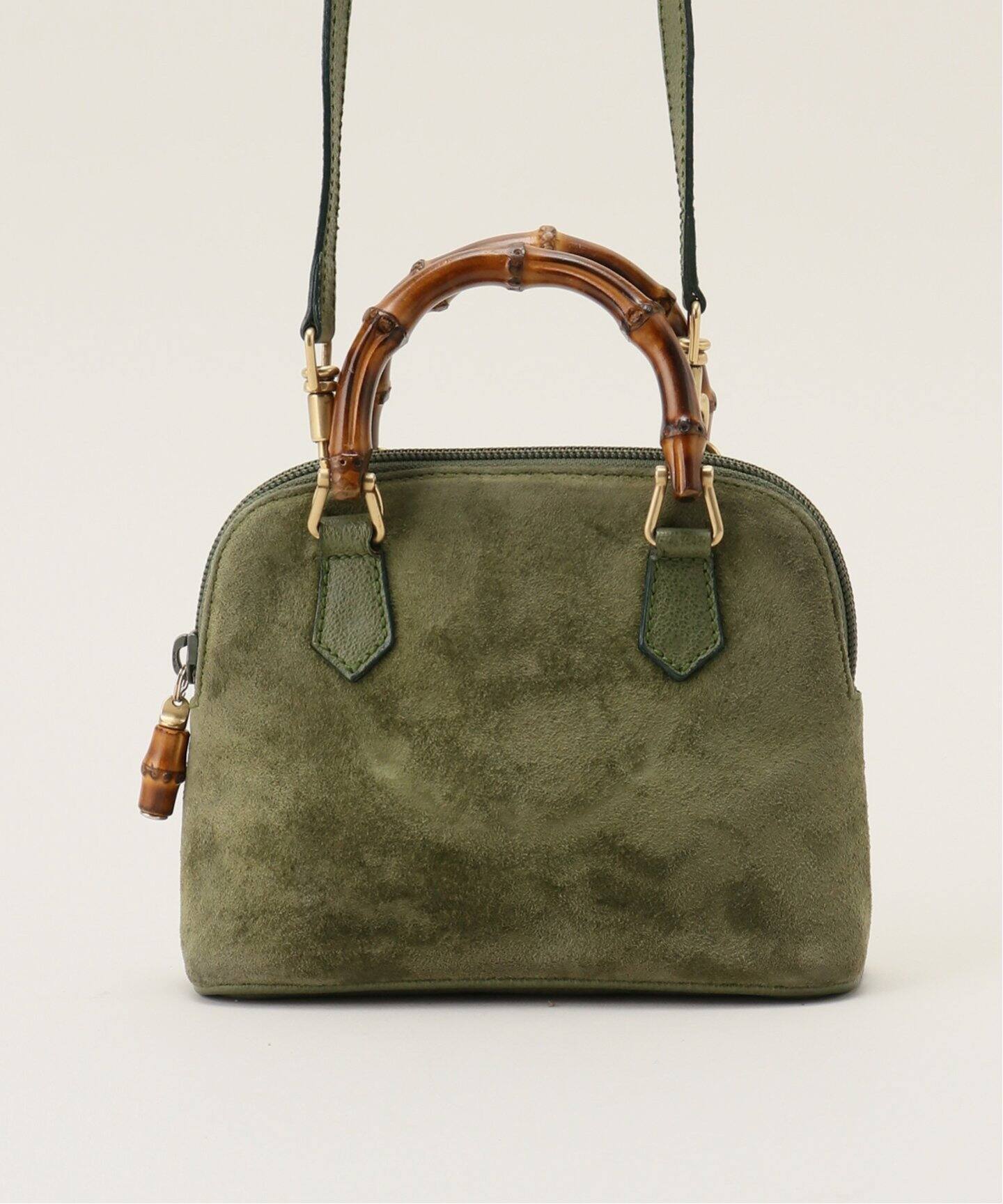 VINTAGE GUCCI/グッチ】Bamboo 2wayミニ2wayバッグ（ショルダーバッグ 