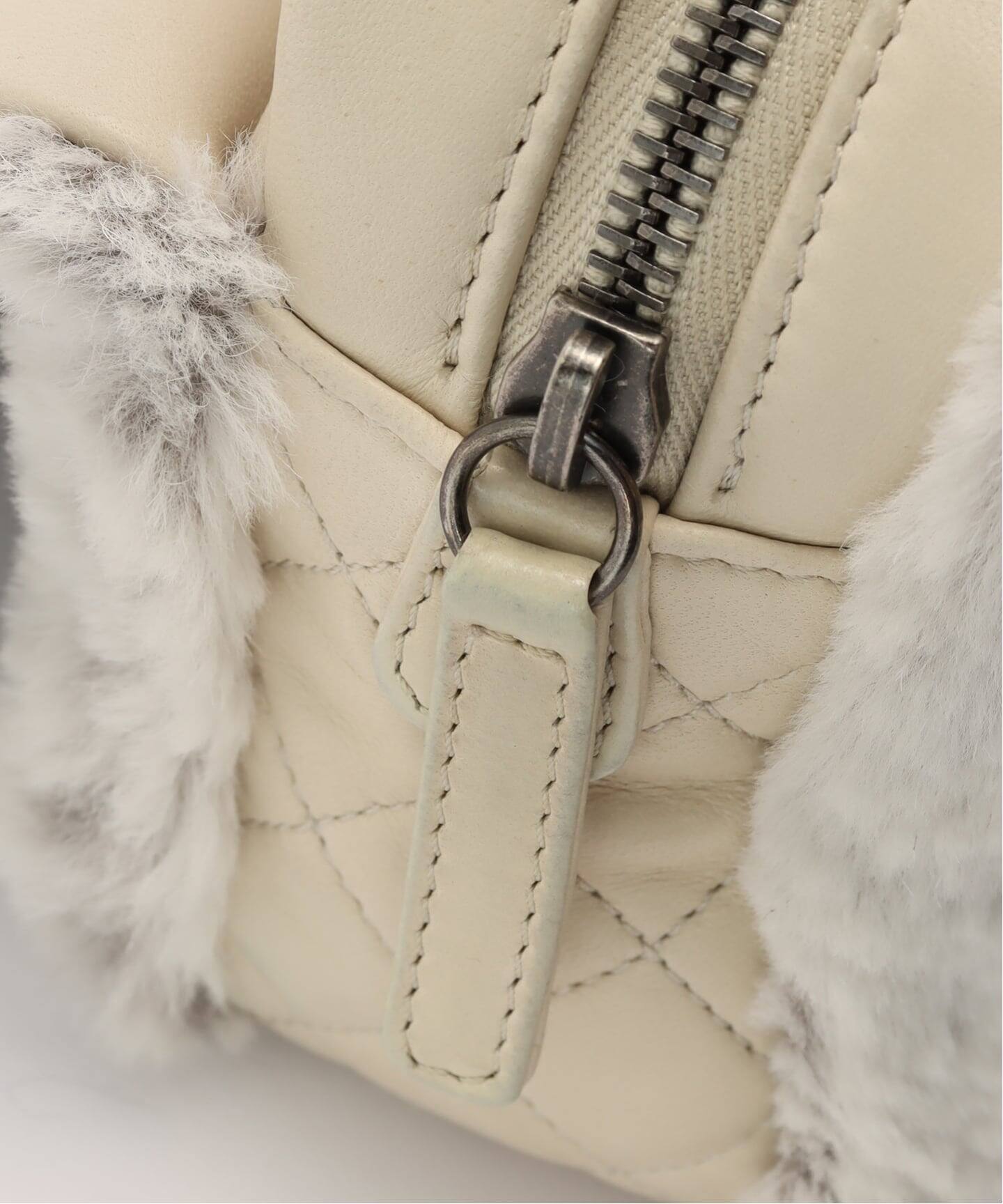 VINTAGE CHANEL/シャネル】チェーンショルダーバッグ 25 fur