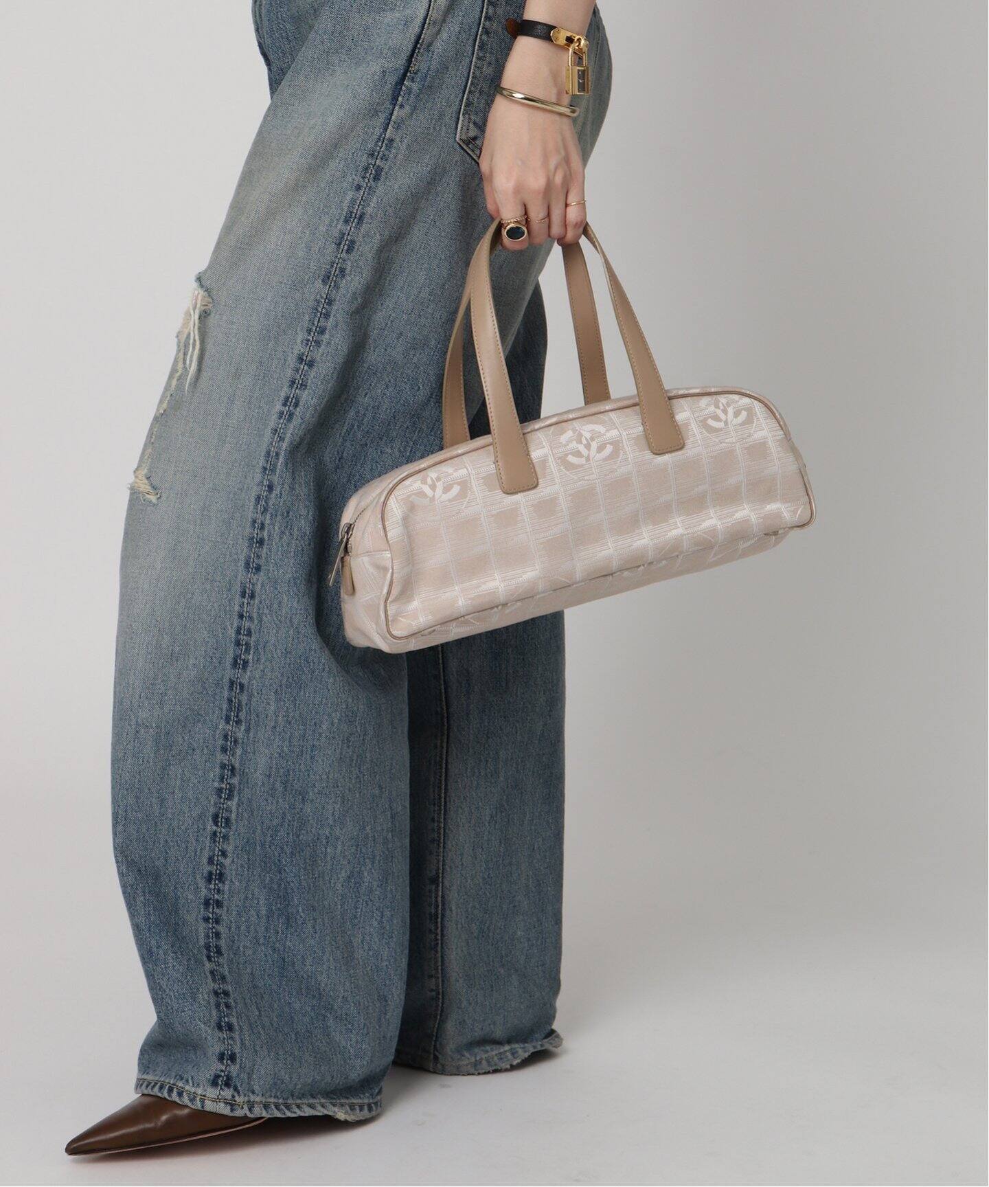 VINTAGE CHANEL/シャネル】New travel line ボストンバッグ