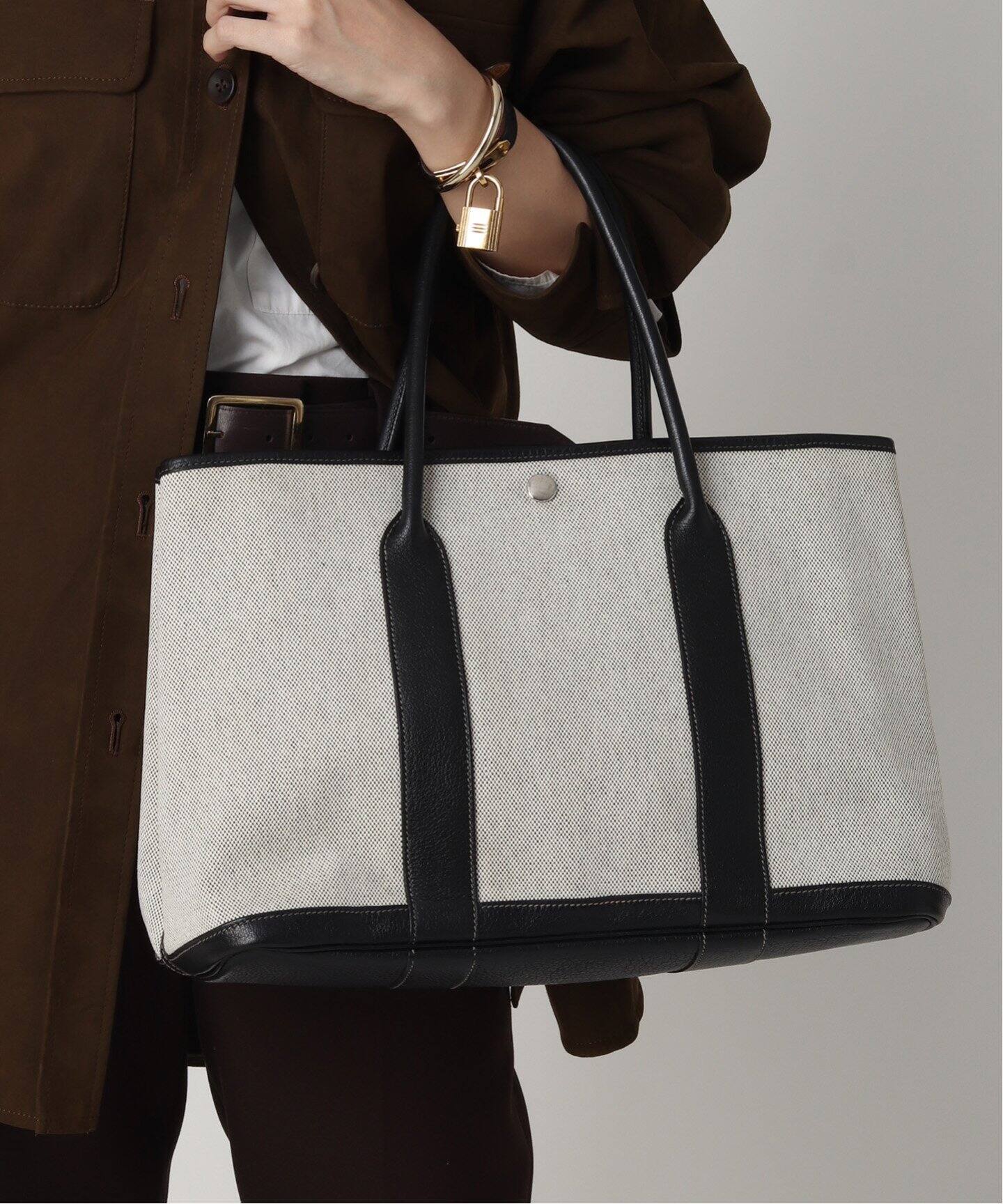 VINTAGE HERMES/エルメス】Garden party pm（トートバッグ 