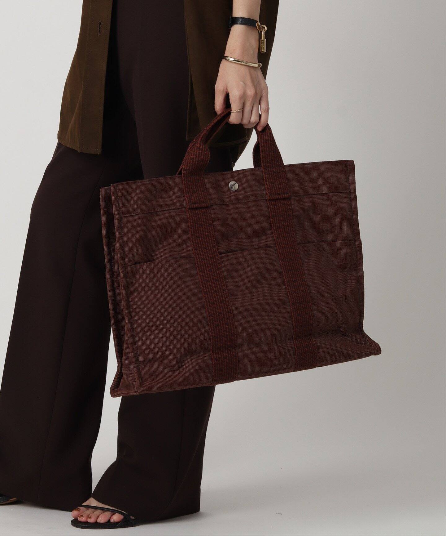 VINTAGE HERMES/エルメス】Herline tote mm（トートバッグ 