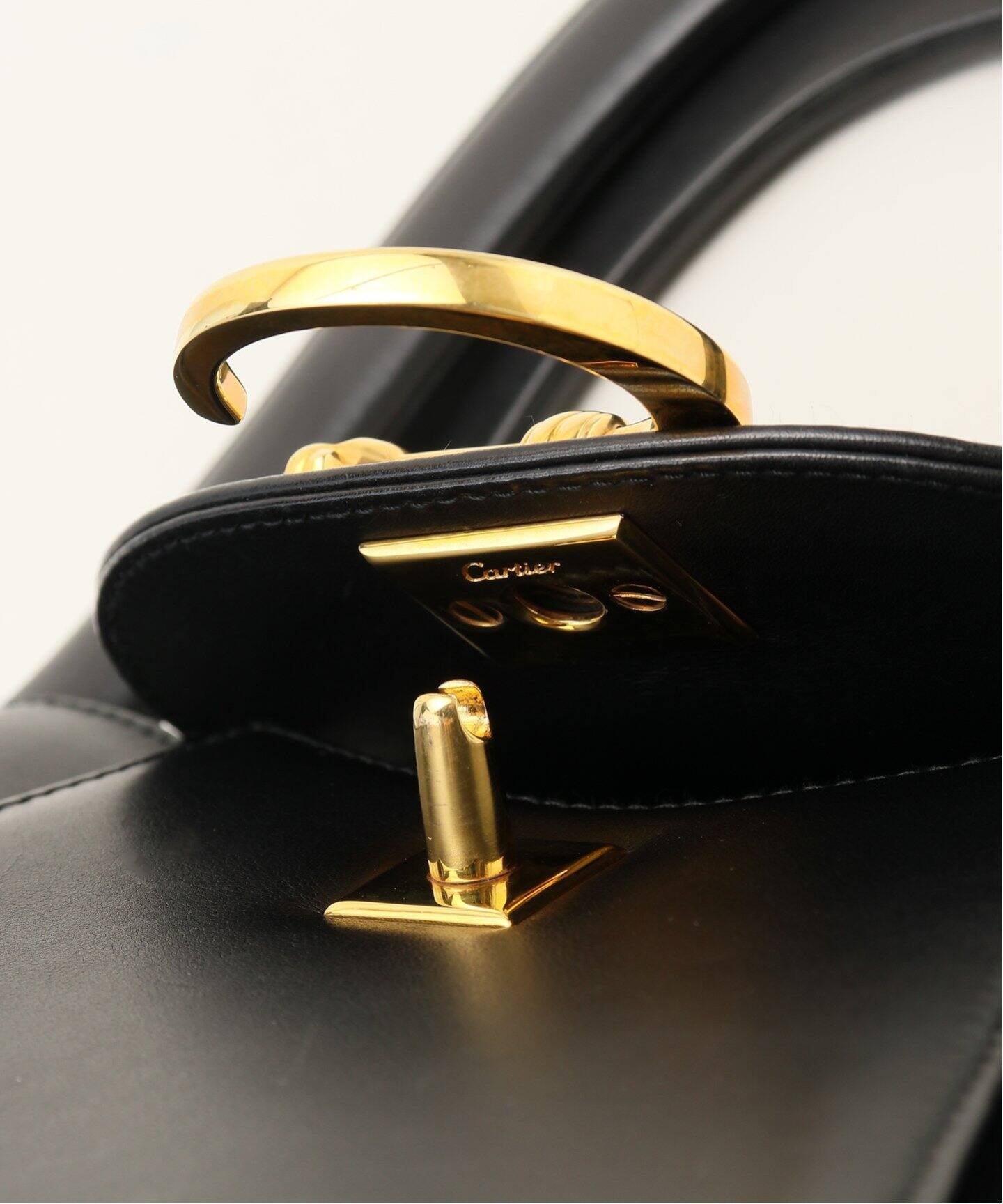 VINTAGE CARTIER/カルティエ】 パンテールライン・ハンドバッグ