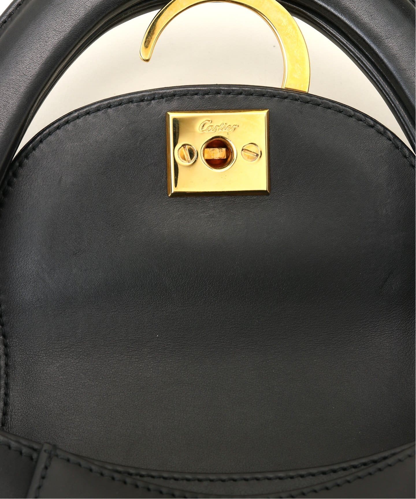 VINTAGE CARTIER/カルティエ】 パンテールライン・ハンドバッグ