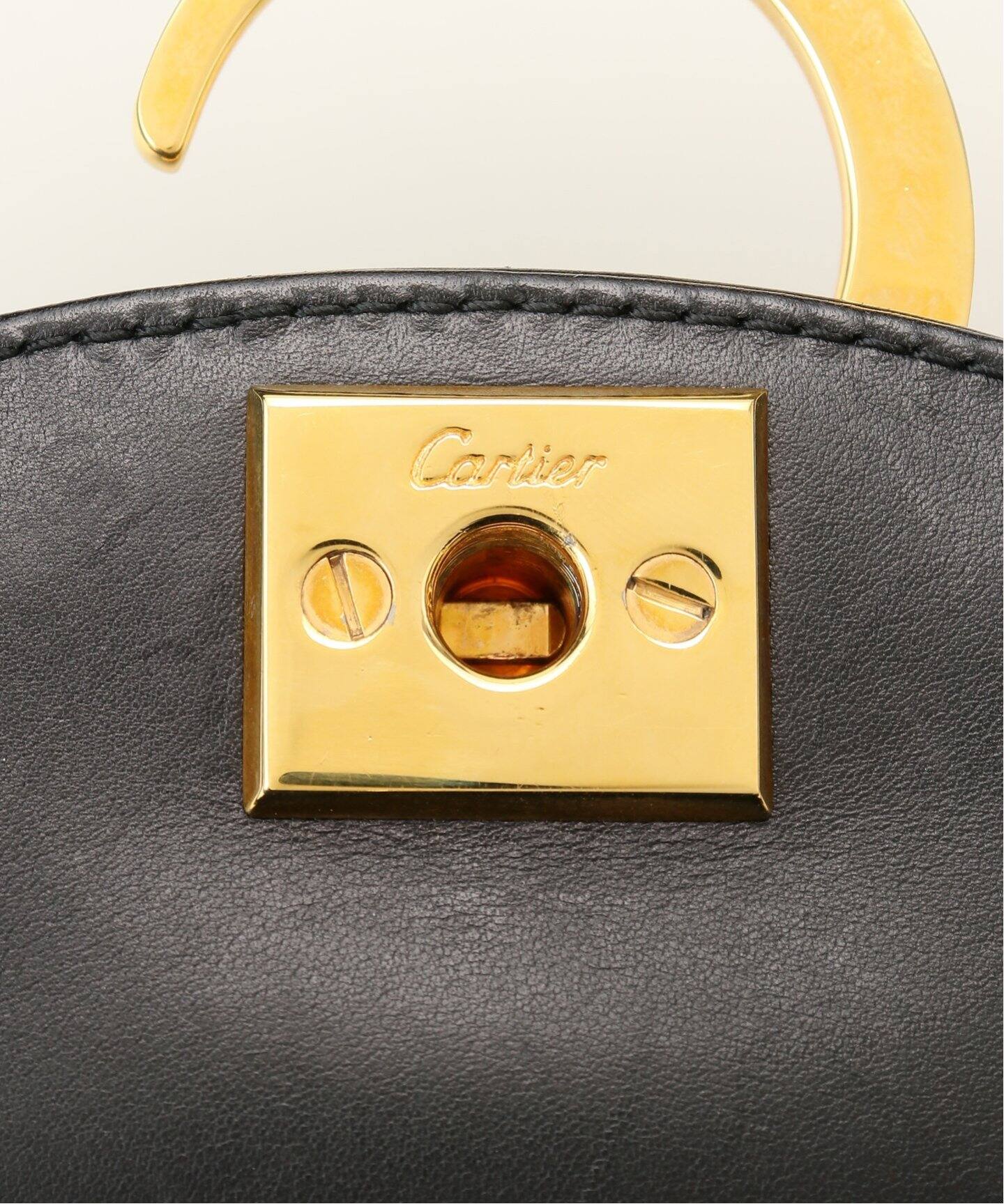 VINTAGE CARTIER/カルティエ】 パンテールライン・ハンドバッグ