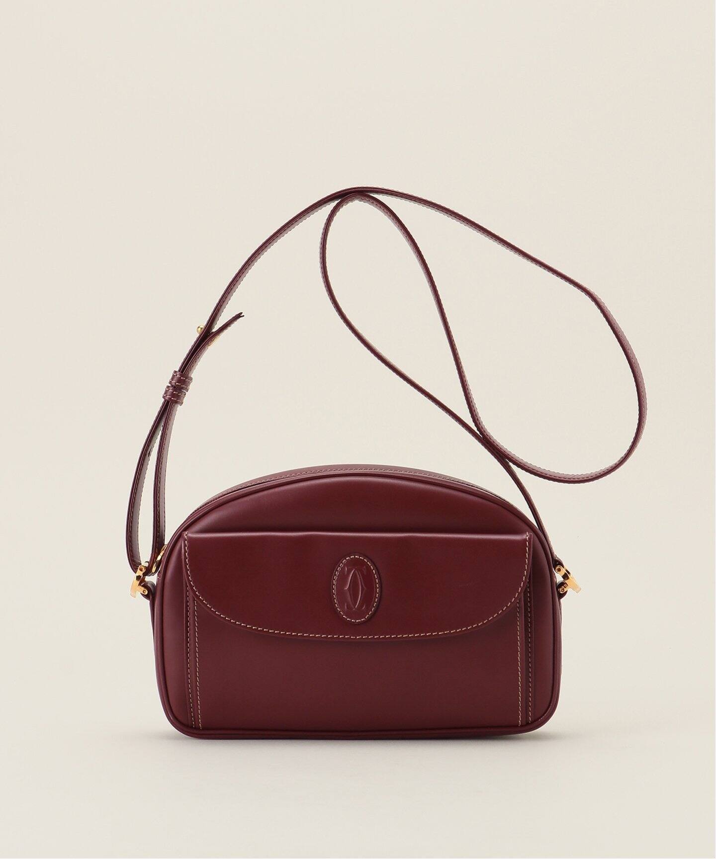 VINTAGE CARTIER/カルティエ】マストライン・ショルダーバッグ  