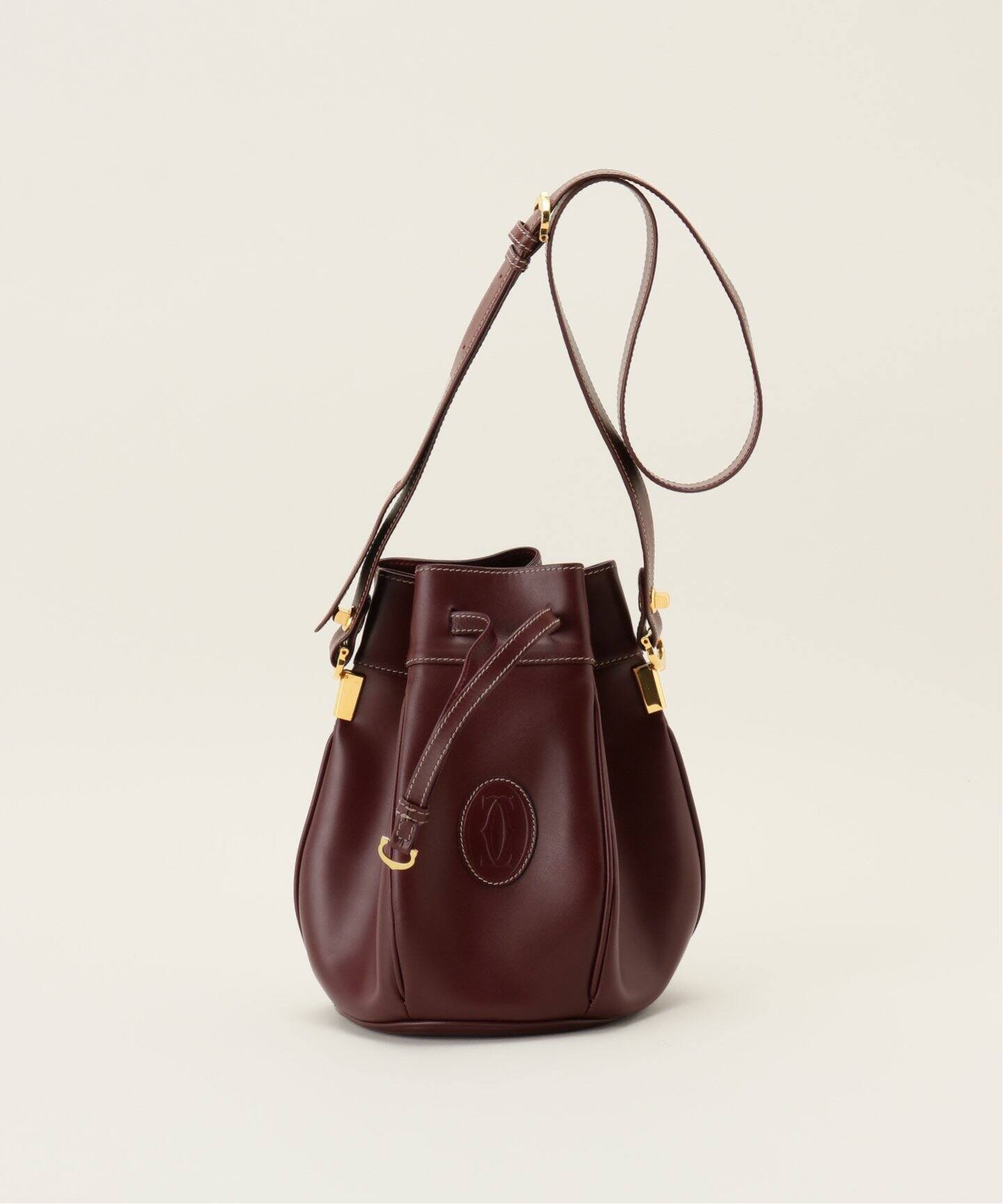 VINTAGE CARTIER/カルティエ】マストライン・ショルダーバッグ  