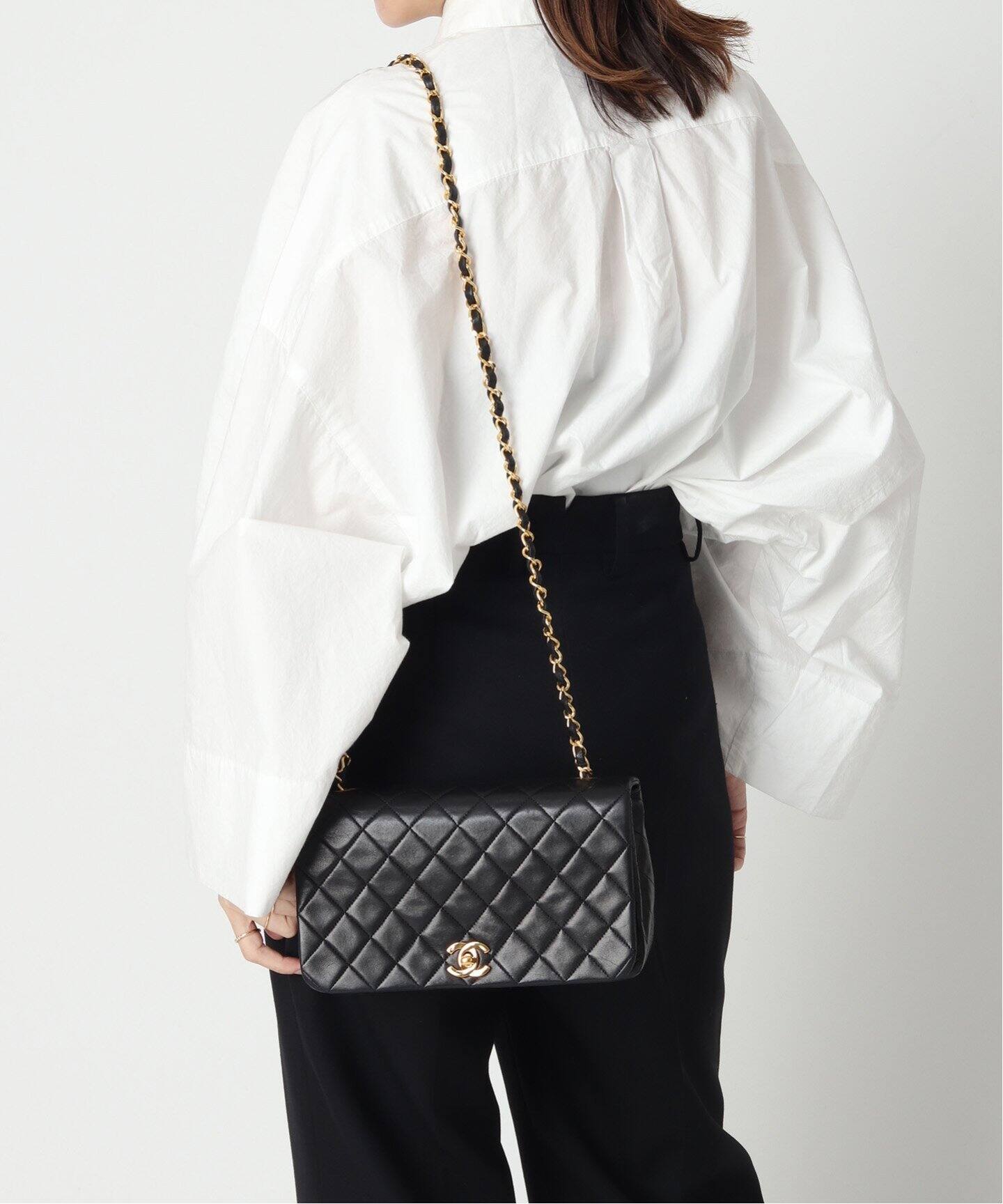 VINTAGE CHANEL/シャネル】マトラッセ チェーンショルダーバッグ fl23 