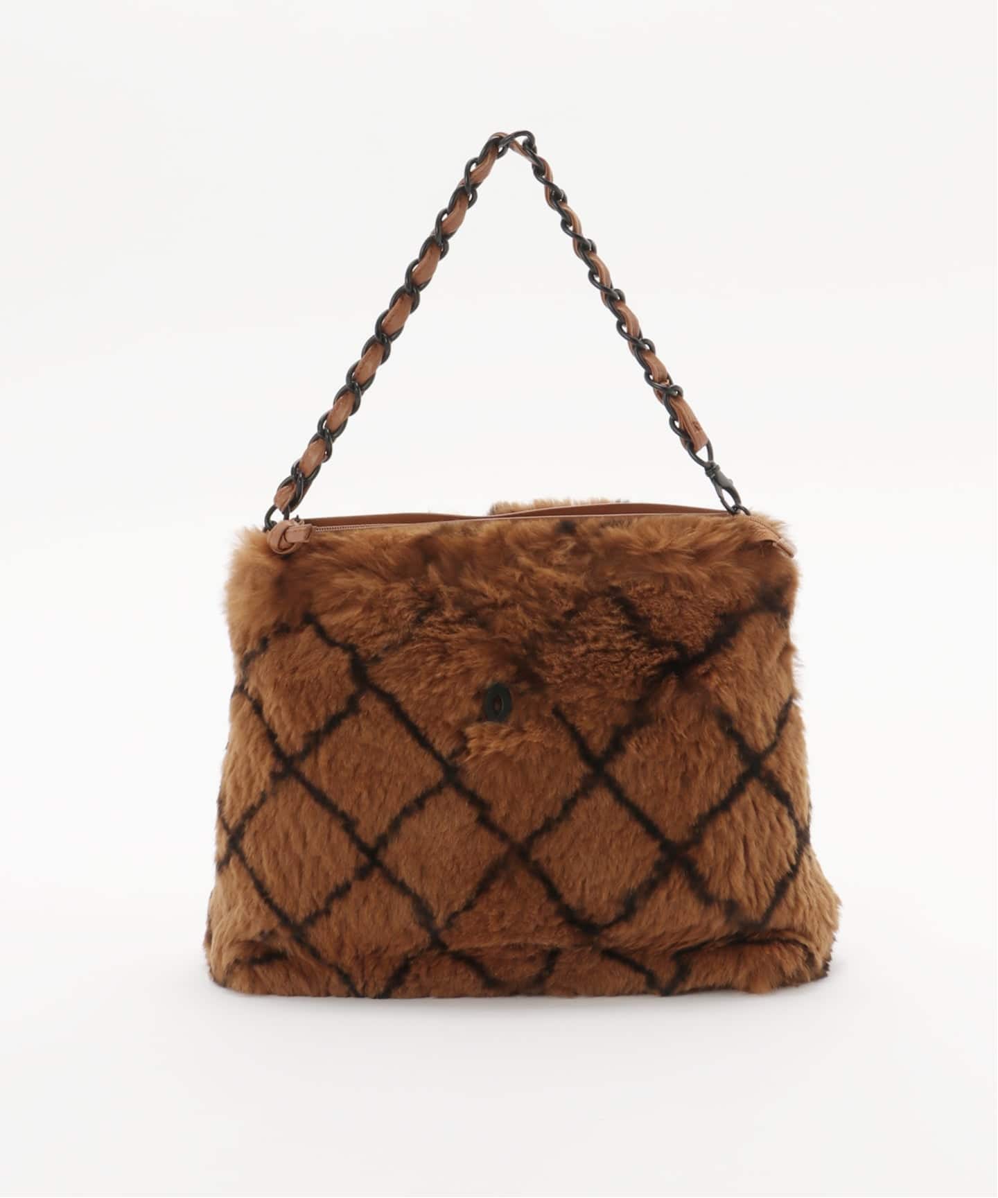 VINTAGE CHANEL/シャネル】チェーンセミショルダーバッグ fur