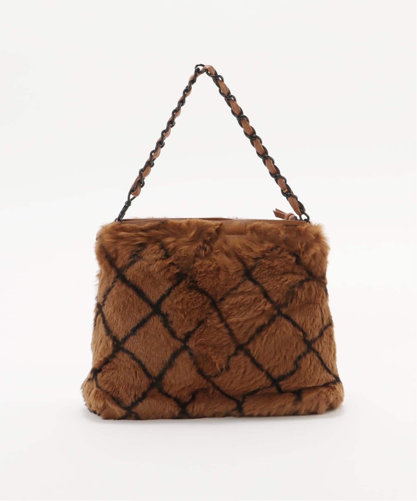 VINTAGE CHANEL/シャネル】チェーンセミショルダーバッグ fur