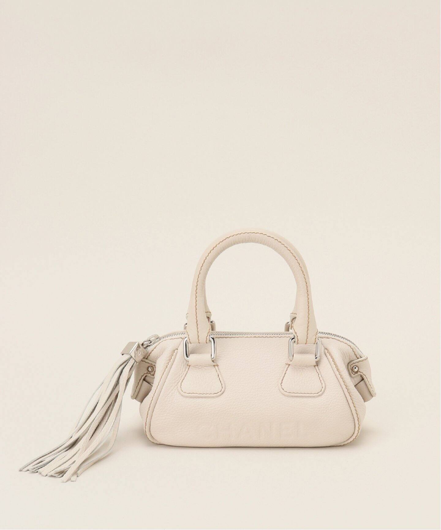 VINTAGE CHANEL/シャネル】 タッセル ミニボストンバッグ（ボストン  