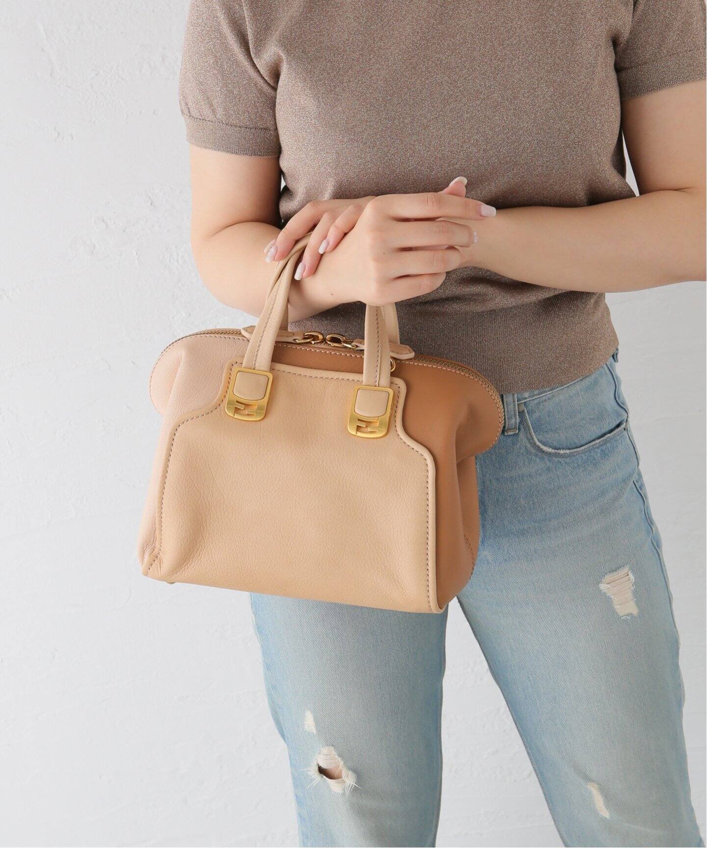 VINTAGE FENDI/フェンディ】Chameleon bag 2way（ショルダーバッグ 