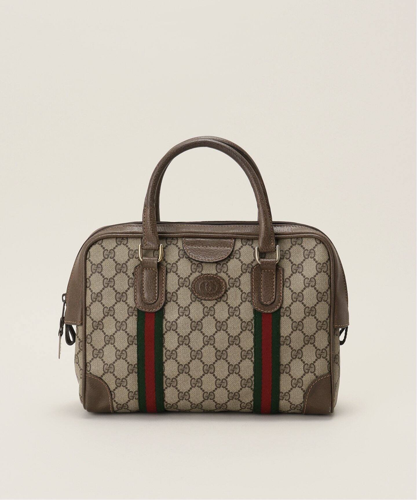 VINTAGE GUCCI/グッチ】GG ボストンバッグ（ボストンバッグ 