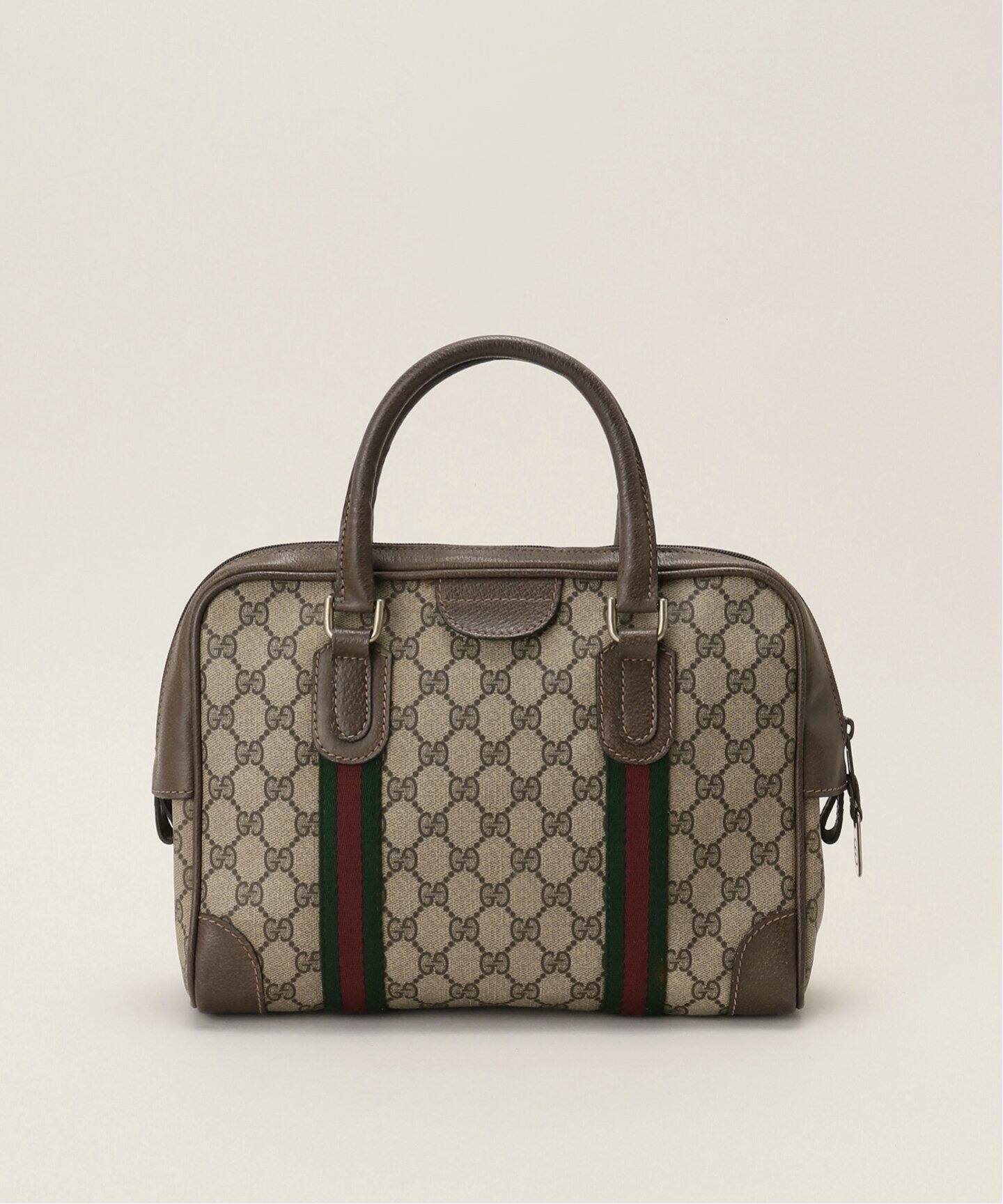 VINTAGE GUCCI/グッチ】GG ボストンバッグ（ボストンバッグ 