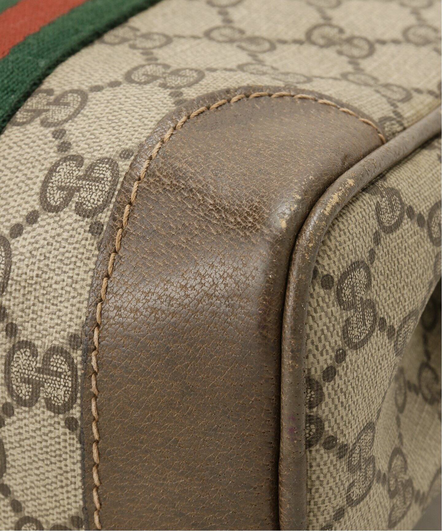 VINTAGE GUCCI/グッチ】GG ボストンバッグ（ボストンバッグ 