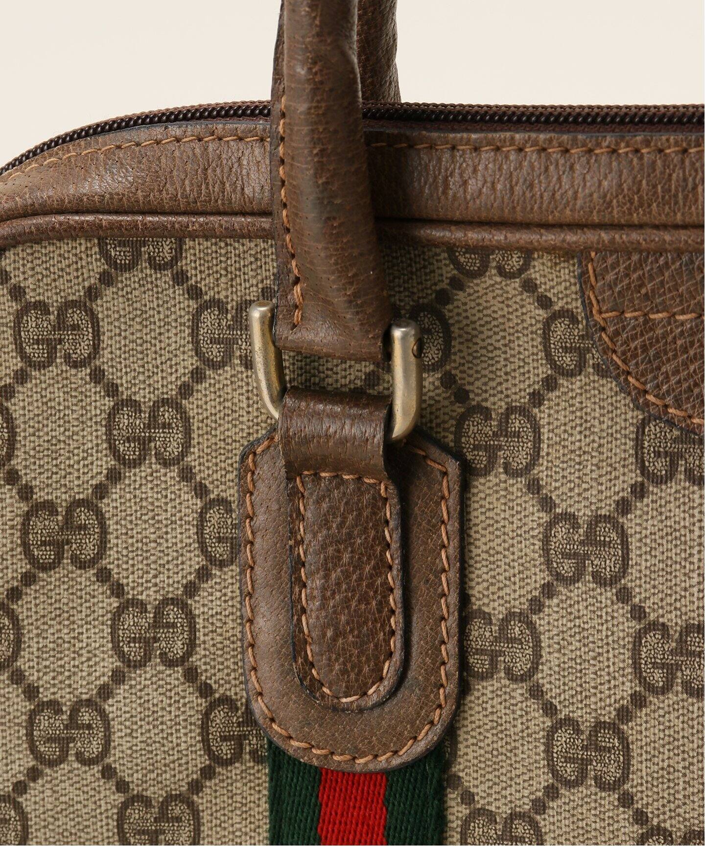 VINTAGE GUCCI/グッチ】GG ボストンバッグ（ボストンバッグ 