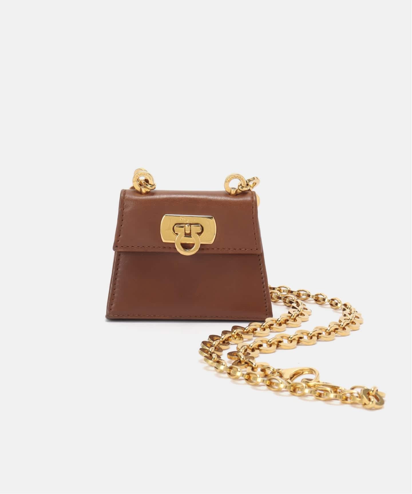 VINTAGE FERRAGAMO/フェラガモ】 Gancini ミニチェーン