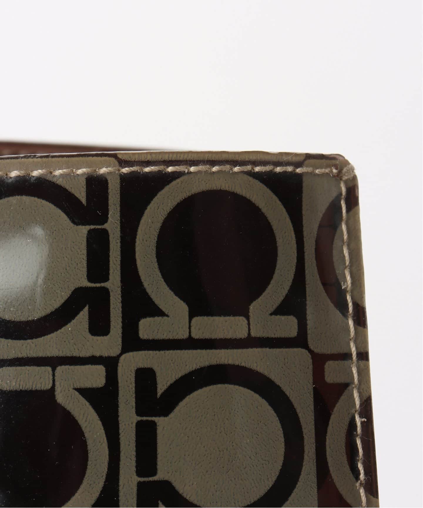 VINTAGE FERRAGAMO/フェラガモ】 Gantini ビニールトートバッグ