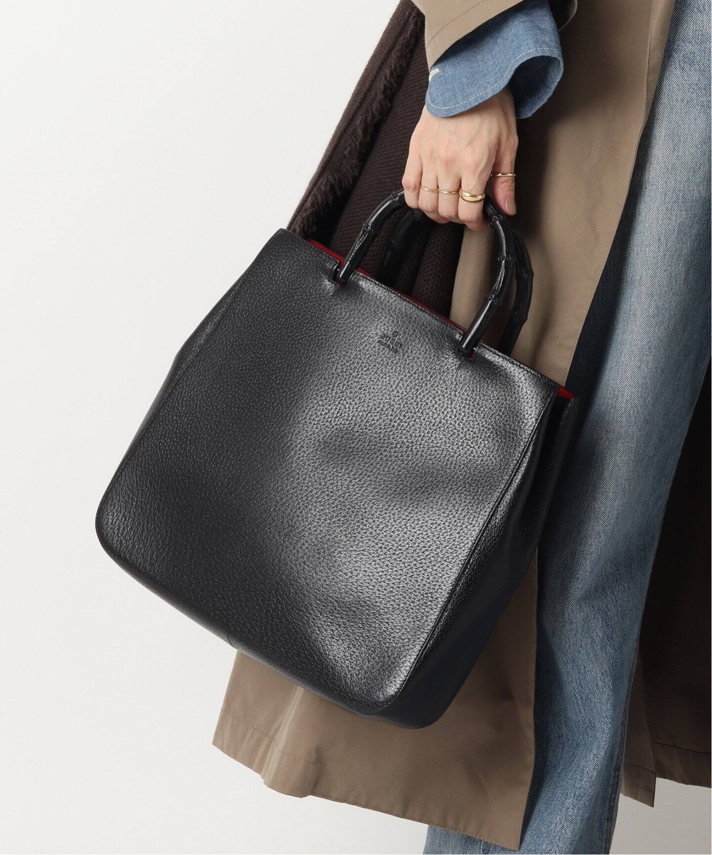 VINTAGE GUCCI/グッチ】Bamboo トートバッグ（トートバッグ 