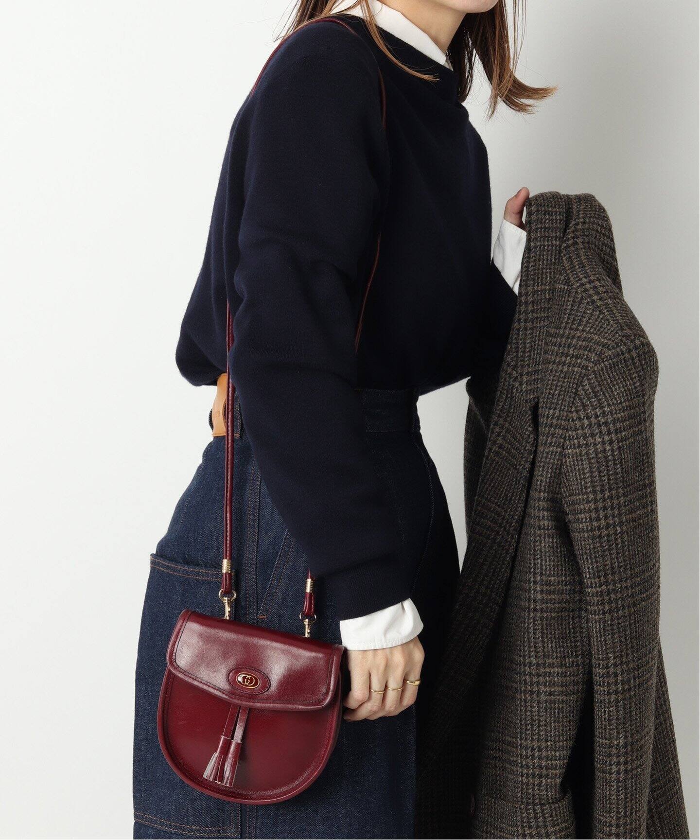 VINTAGE GUCCI/グッチ】ミニショルダーバッグ（ショルダーバッグ  