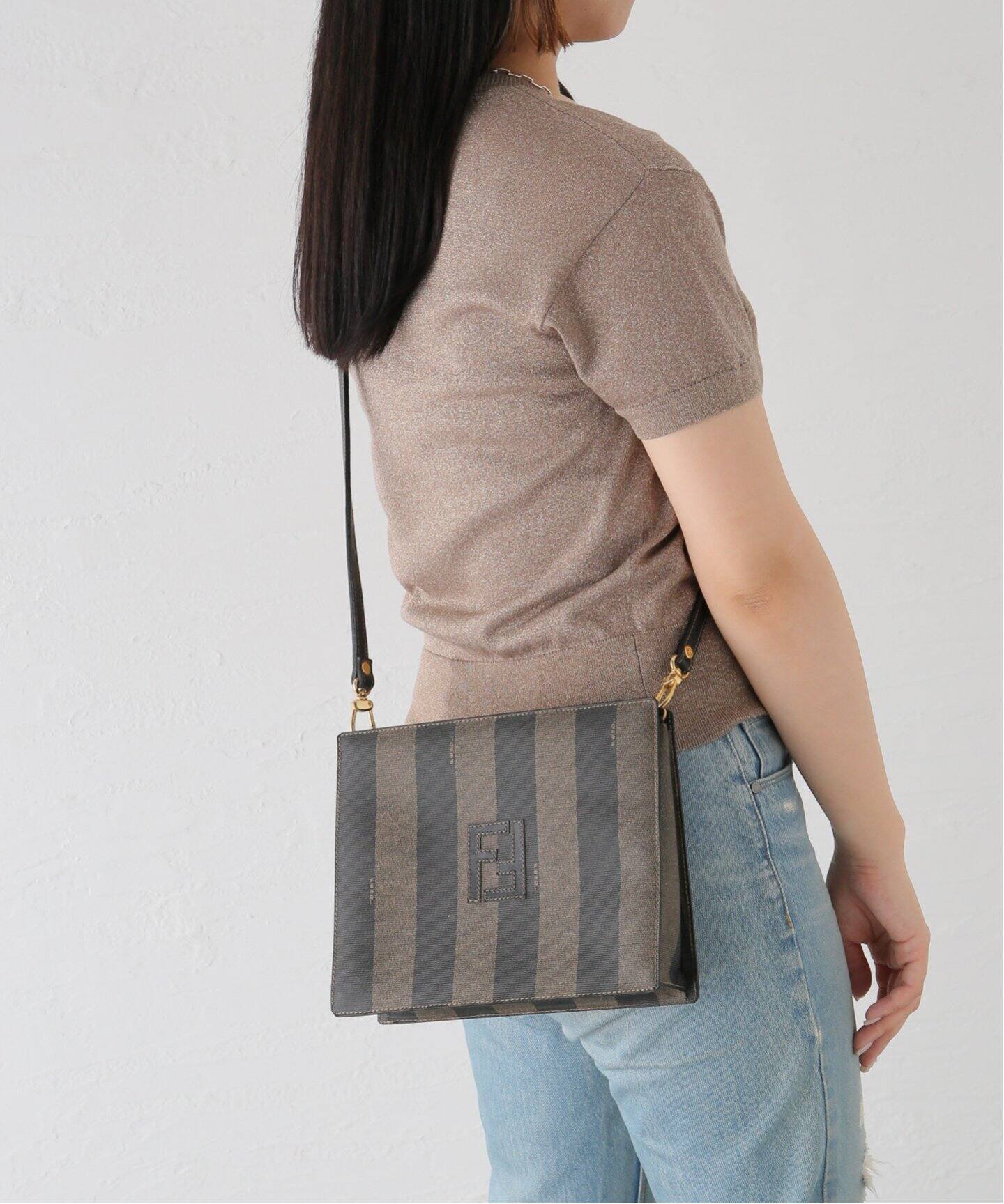 VINTAGE FENDI/フェンディ】Pequin ショルダーバッグ（ショルダー 
