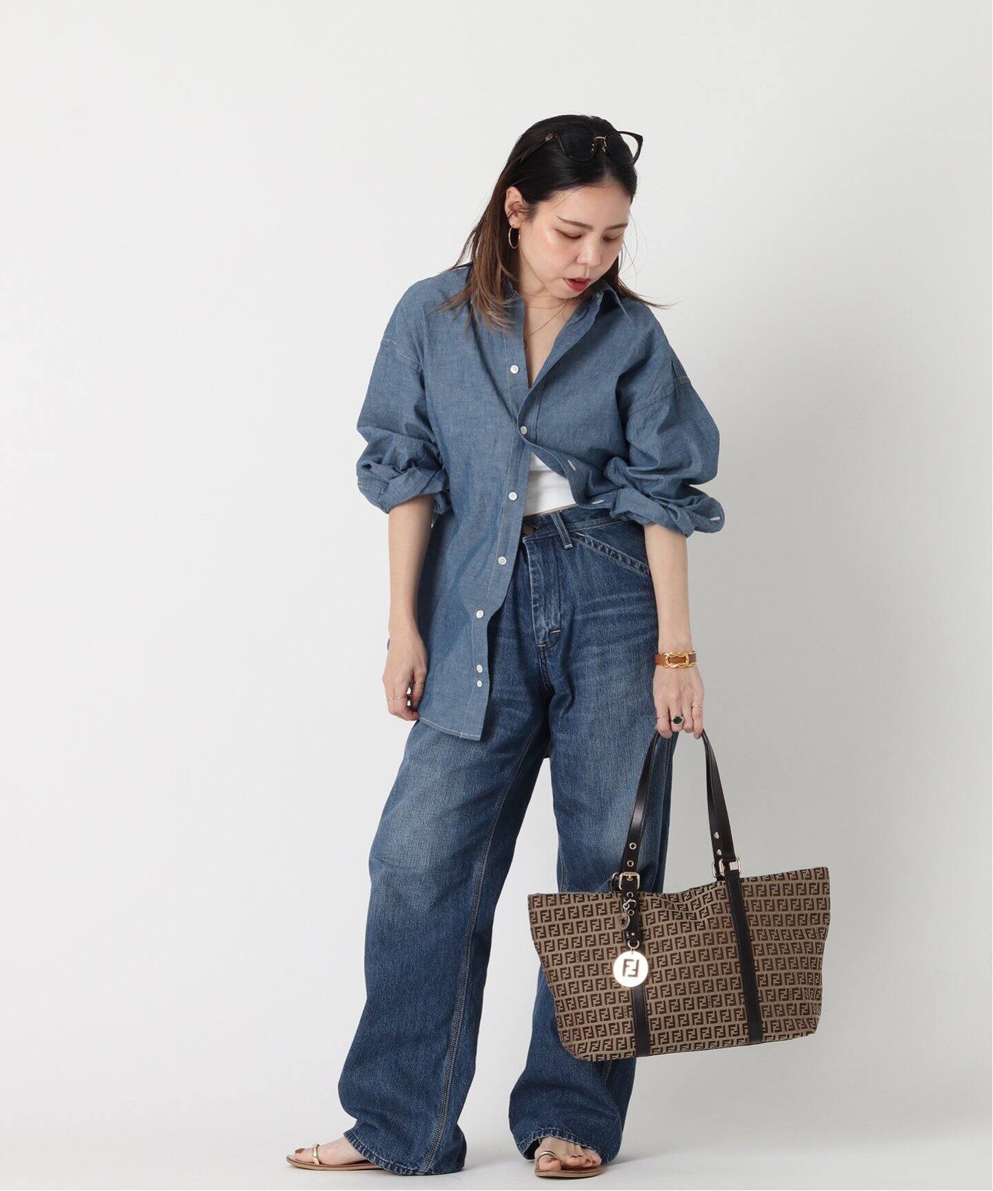 VINTAGE FENDI/フェンディ】Zucchino トートバッグ（トートバッグ 