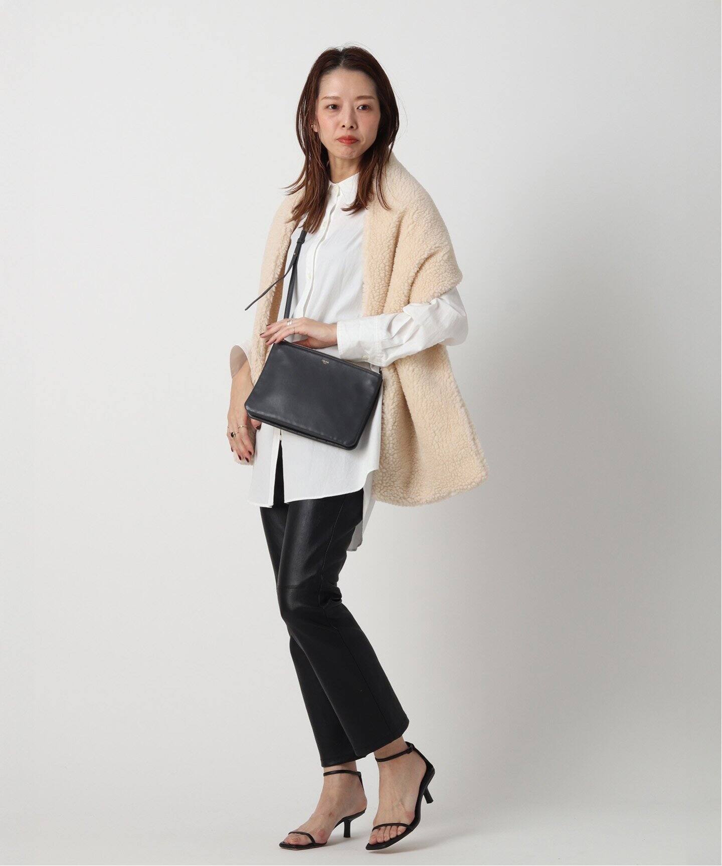 VINTAGE CELINE/セリーヌ】Trio large shoulder（ショルダーバッグ 