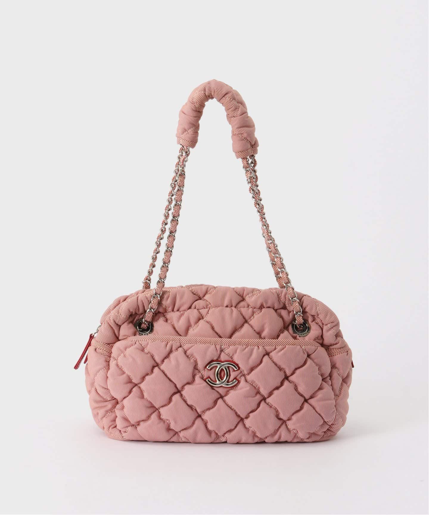 ✨ヴィンテージ✨シャネル キルティング ショルダーバッグ VINTAGE CHANEL/シャネル】 Bobble quilt チェーンショルダーバッグ