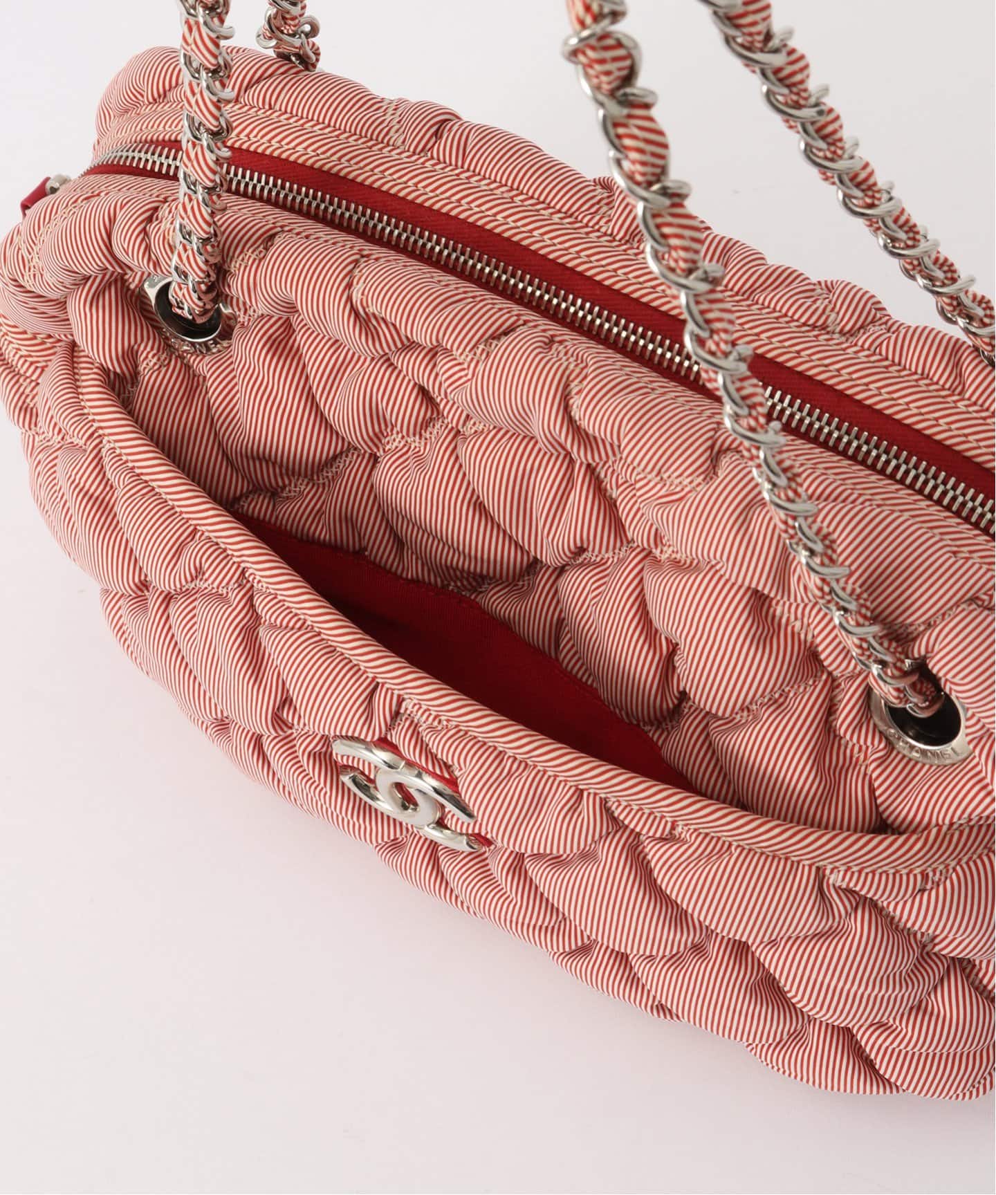 VINTAGE CHANEL/シャネル】 Bobble quilt チェーンショルダーバッグ