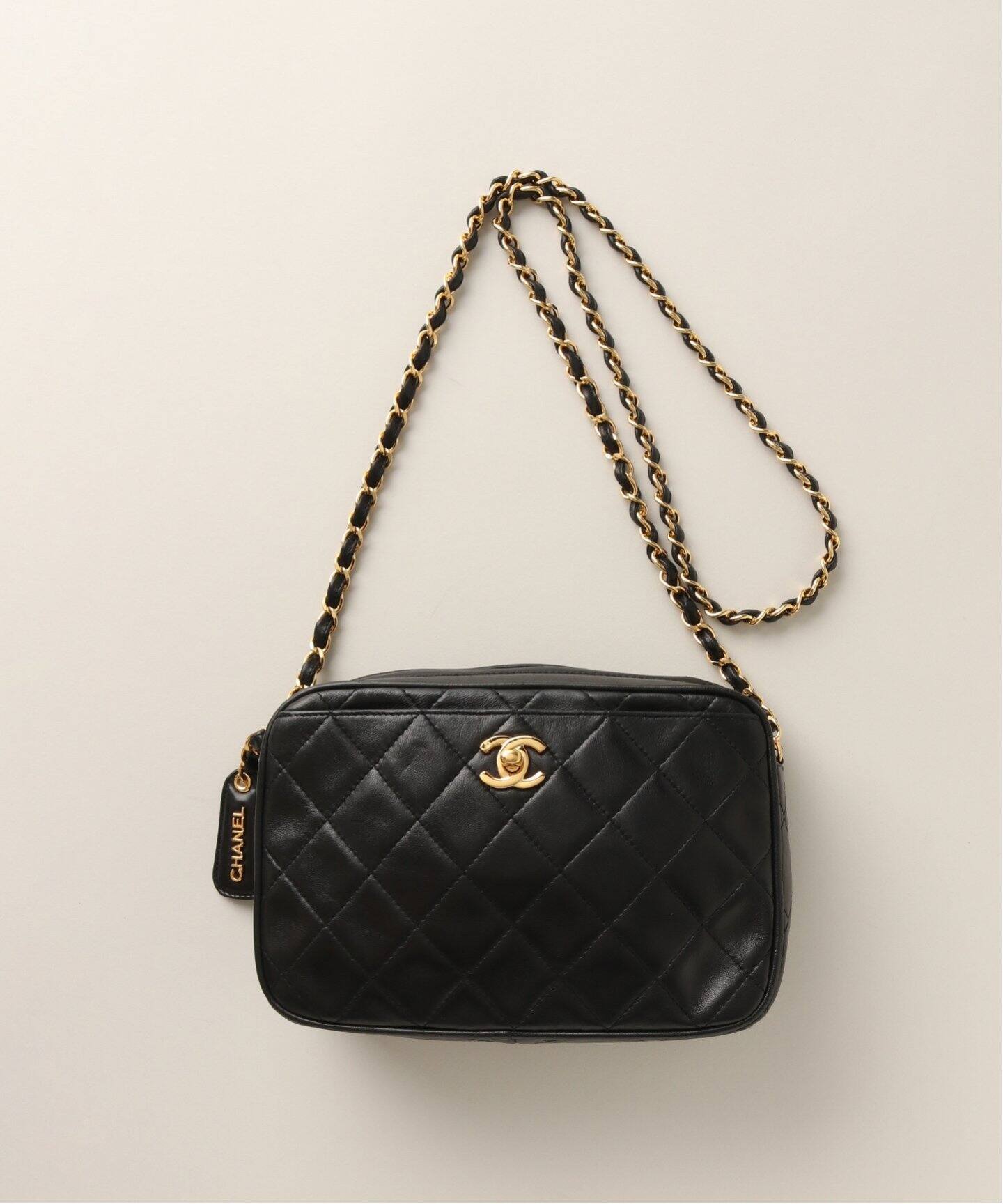 VINTAGE CHANEL/シャネル】マトラッセ チェーンショルダーバッグ 22  