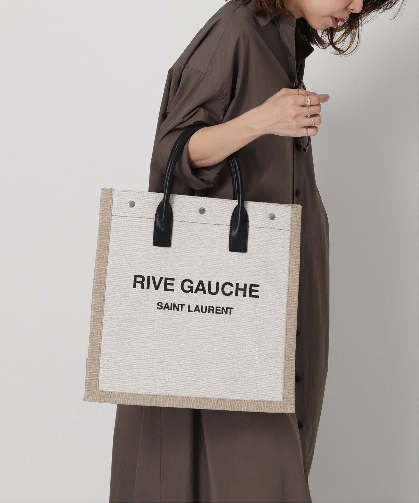 VINTAGE YSL/イヴ サンローラン】Rive gauche tote（トートバッグ  