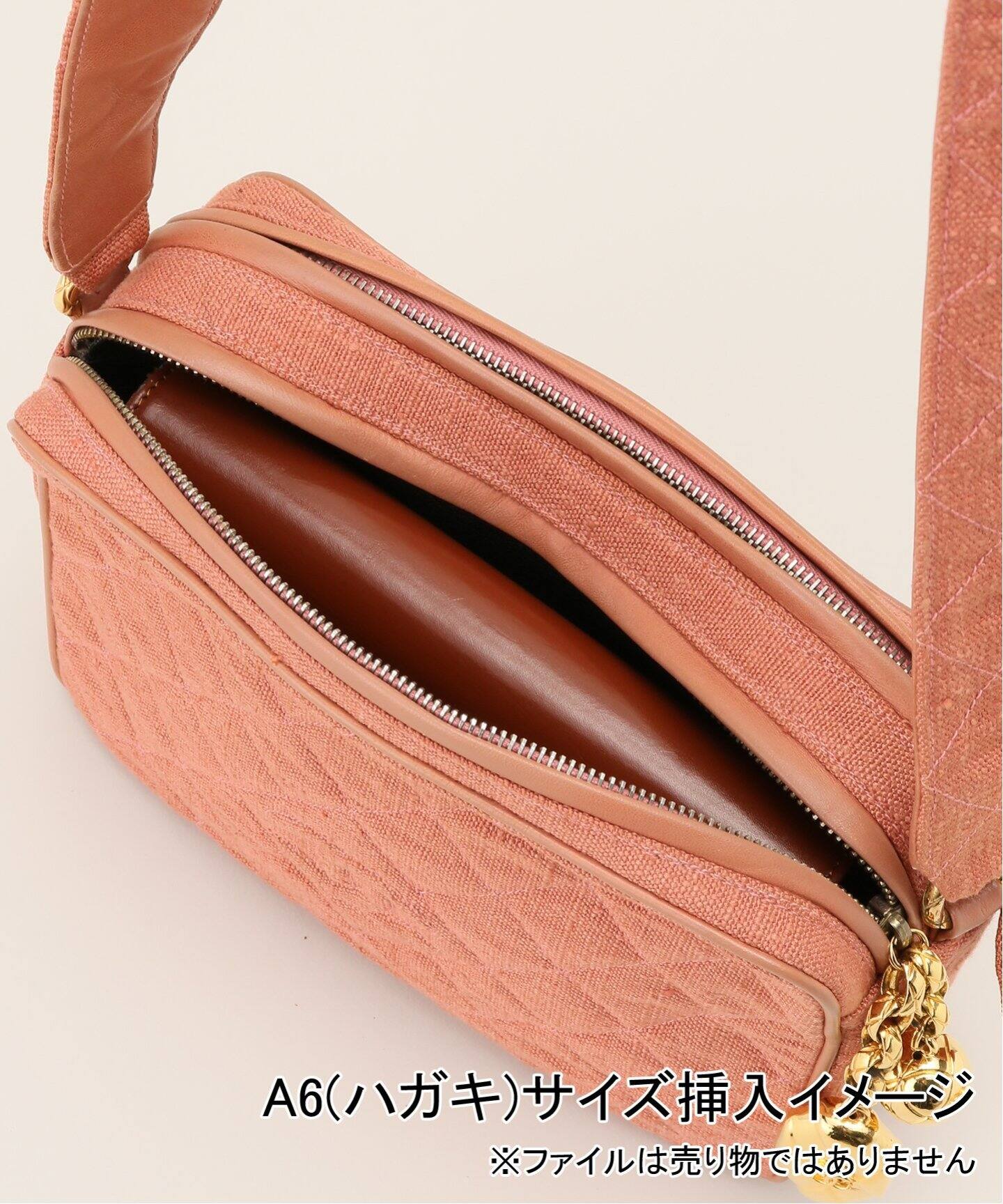 VINTAGE CHANEL/シャネル】Matelasse リネンショルダーバッグ 23
