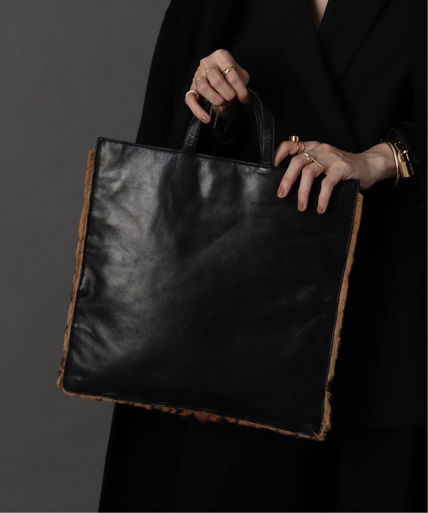 VINTAGE LOEWE/ロエベ】ハラコ トートバッグ（トートバッグ 