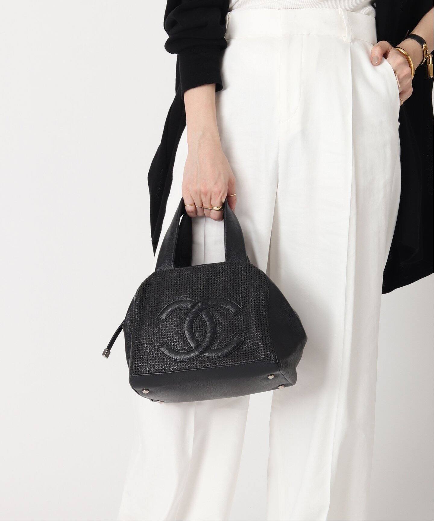 VINTAGE CHANEL/シャネル】メッシュ ボストンバッグ（ボストンバッグ  