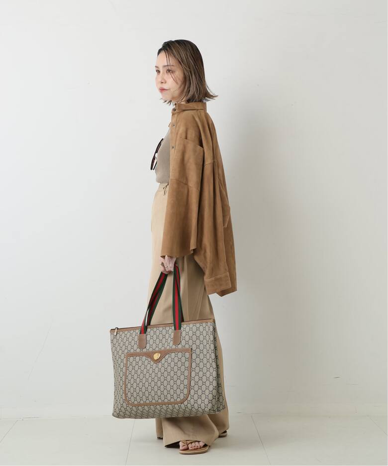 VINTAGE GUCCI Plus/グッチ プラス】トートバッグ45 gg（トートバッグ 
