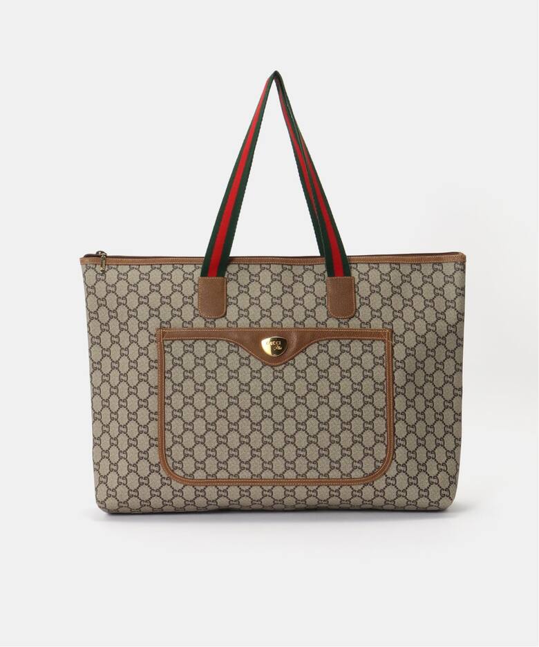 VINTAGE GUCCI Plus/グッチ プラス】トートバッグ45 gg（トートバッグ 