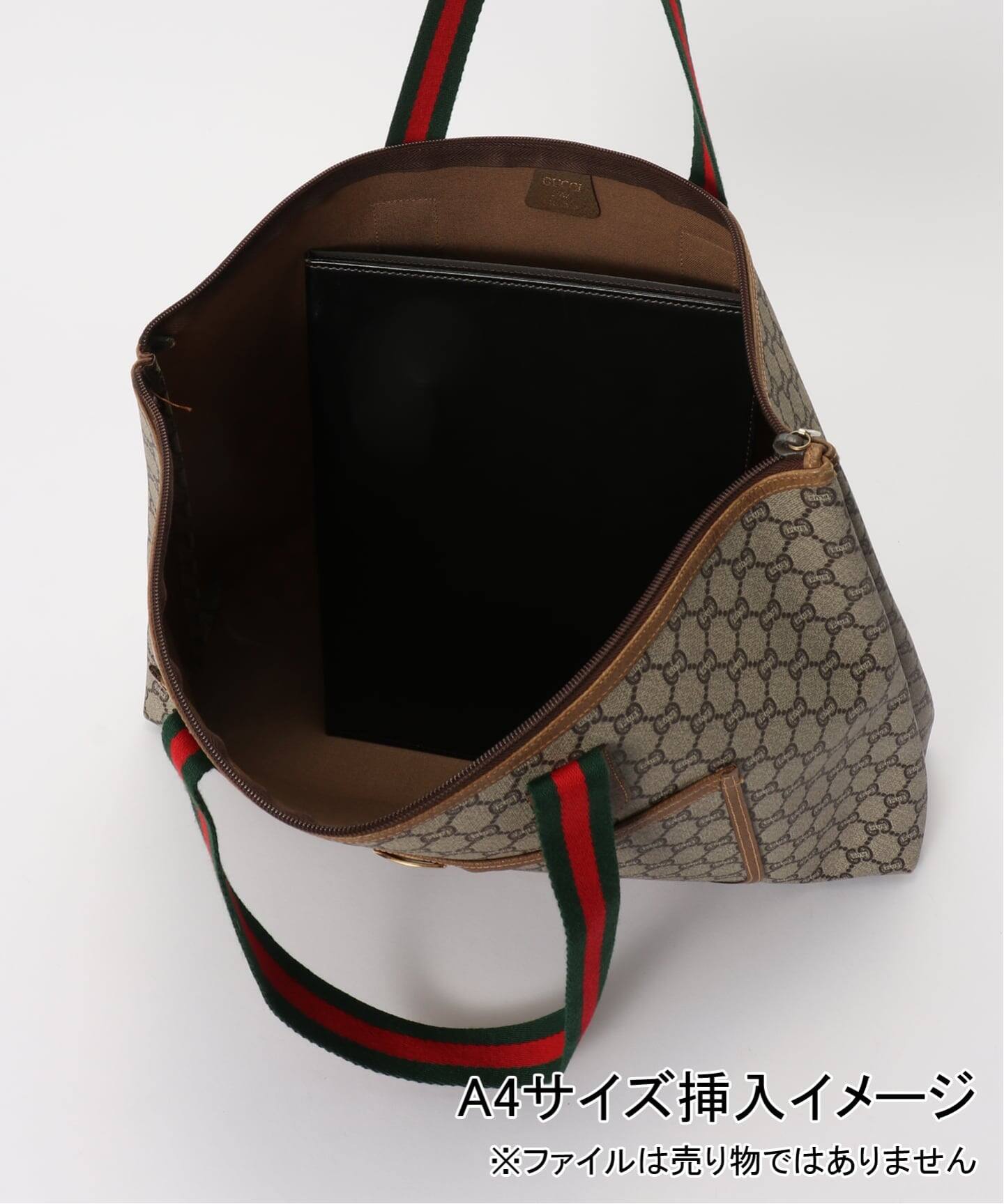 VINTAGE GUCCI Plus/グッチ プラス】トートバッグ45 gg（トートバッグ