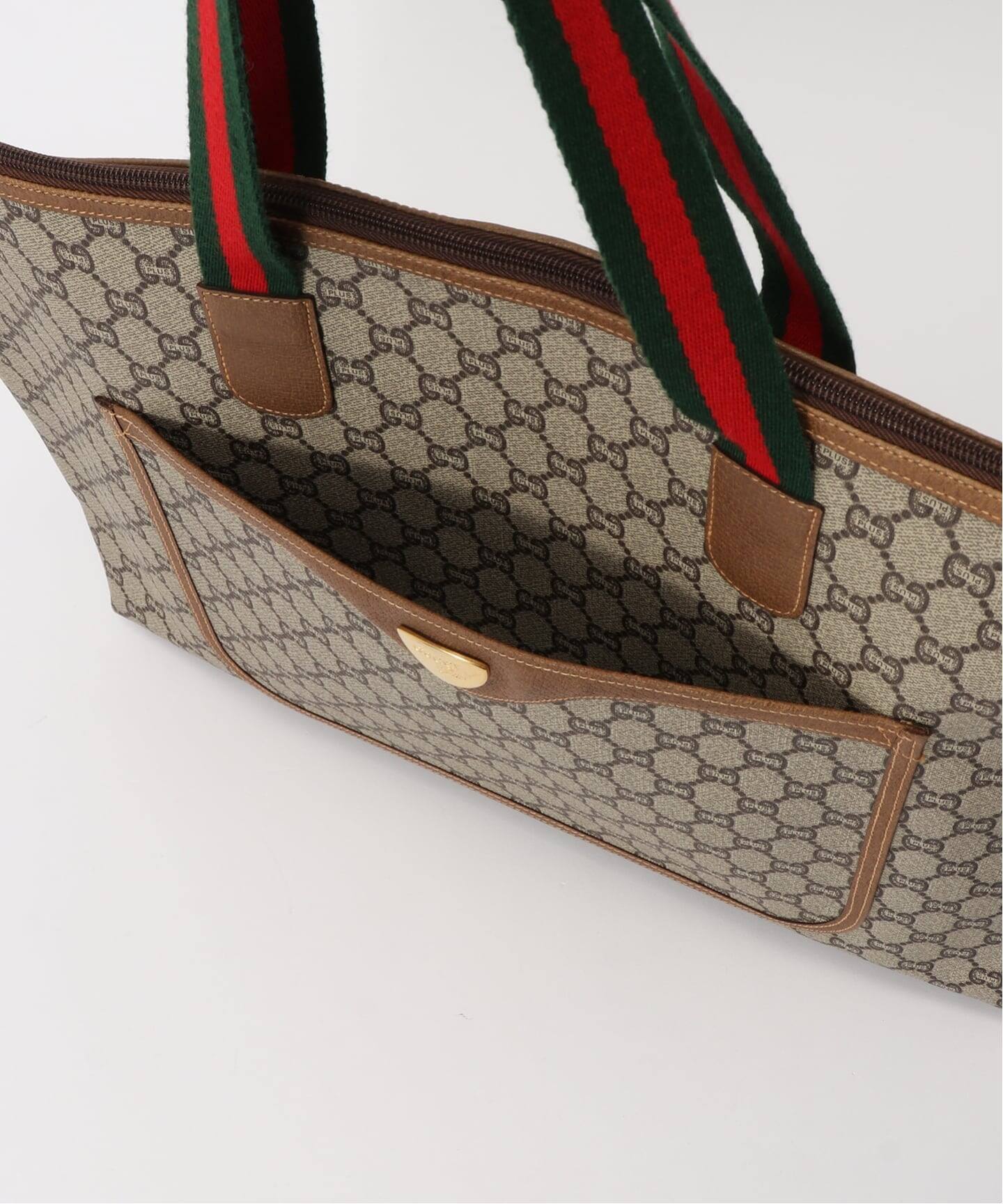 VINTAGE GUCCI Plus/グッチ プラス】トートバッグ45 gg（トートバッグ