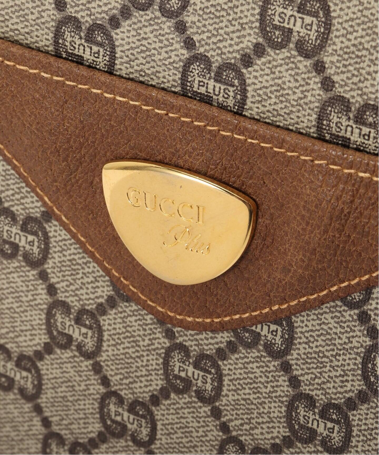 VINTAGE GUCCI Plus/グッチ プラス】トートバッグ45 gg（トートバッグ