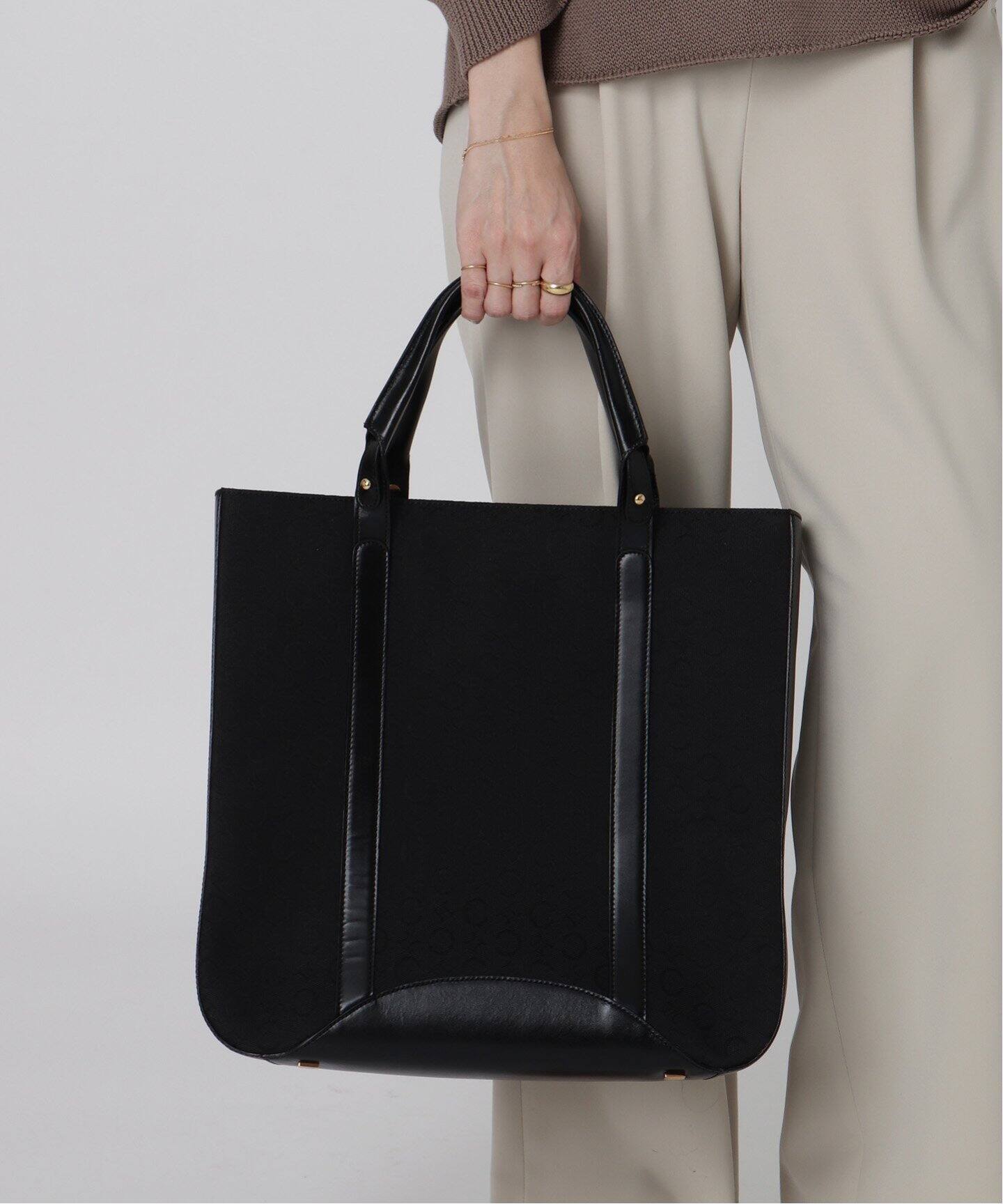 VINTAGE CELINE/セリーヌ】Cマカダム トートバッグ（トートバッグ  