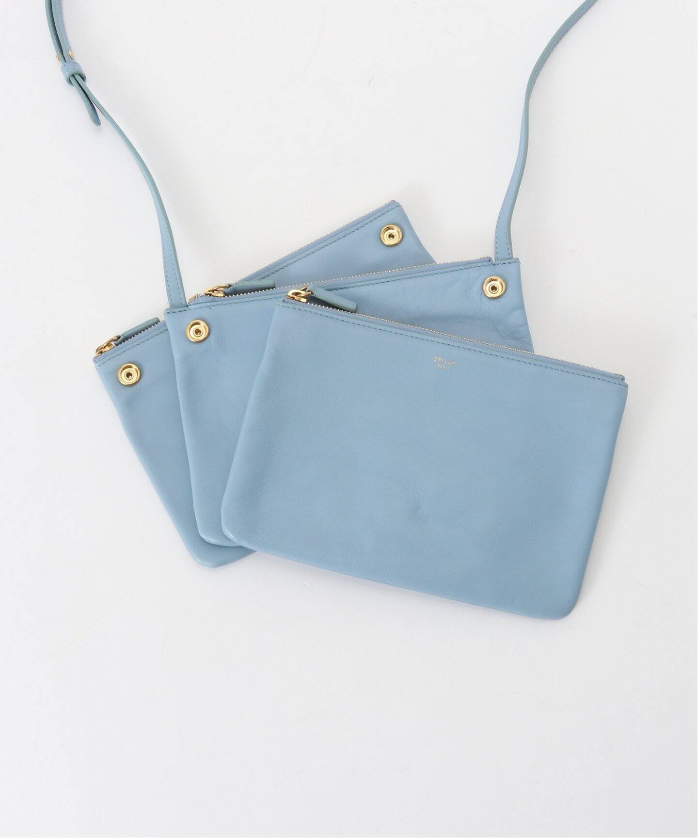 VINTAGE CELINE/セリーヌ】Trio ミニショルダーバッグ（ショルダー 