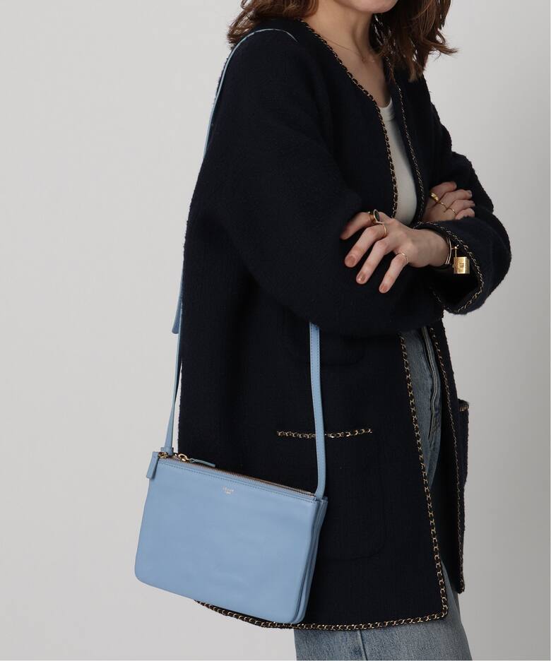 VINTAGE CELINE/セリーヌ】Trio small（ショルダーバッグ 