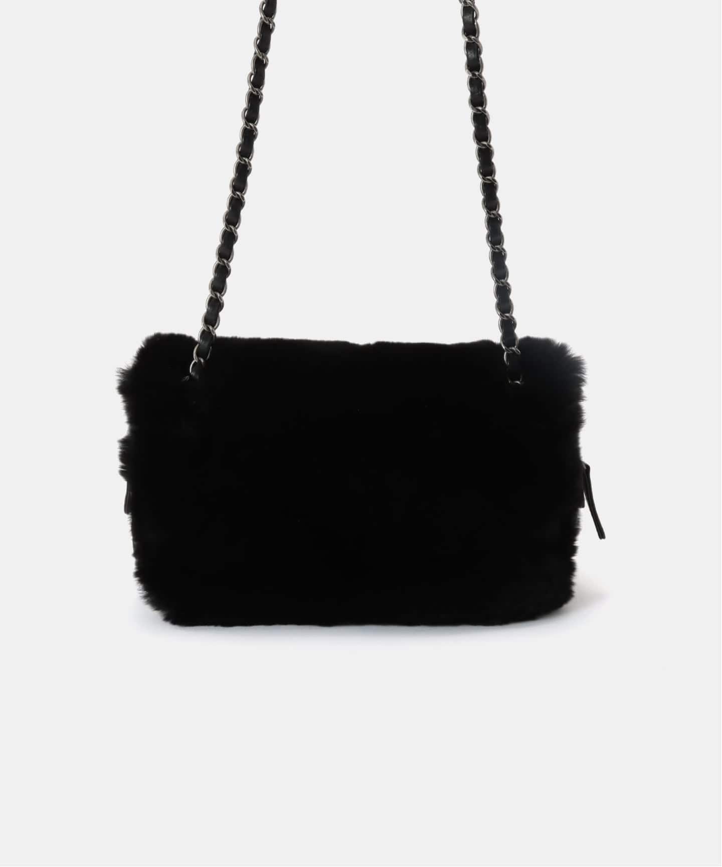 VINTAGE CHANEL/シャネル】チェーンショルダーバッグ 25 fur